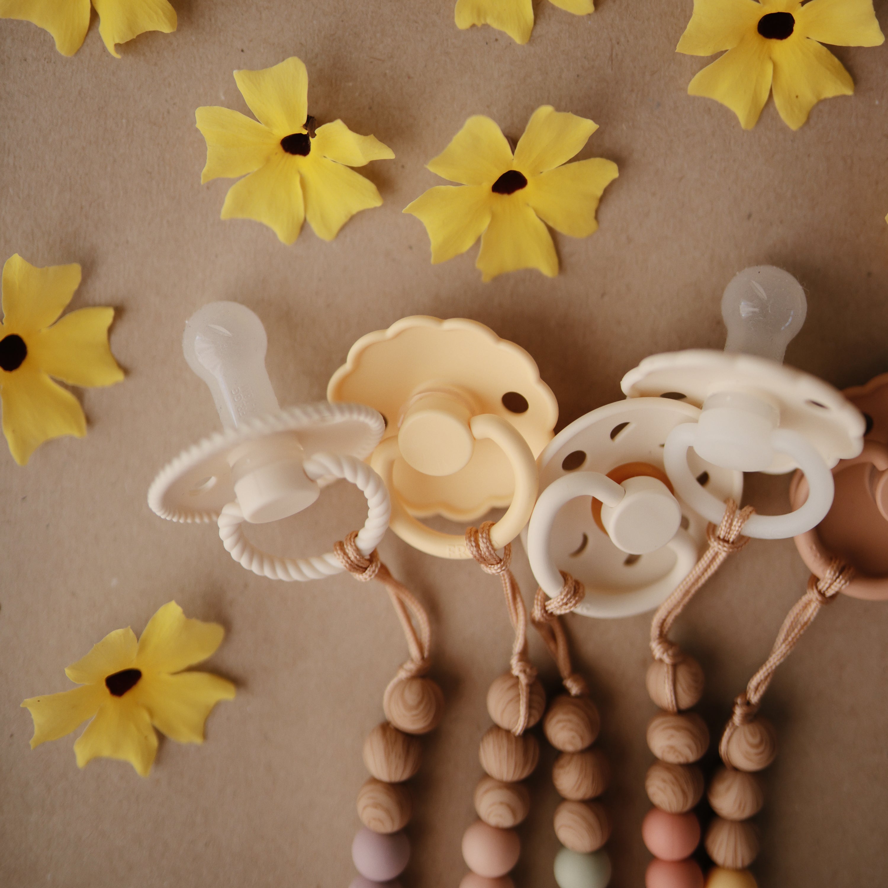 Image of FRIGG Moon Silicone Pacifier 2-Pack