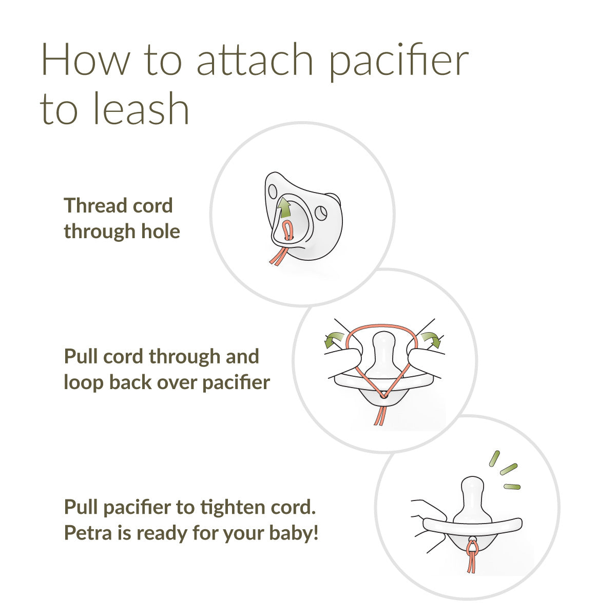 Image of Petra Pacifier Leash