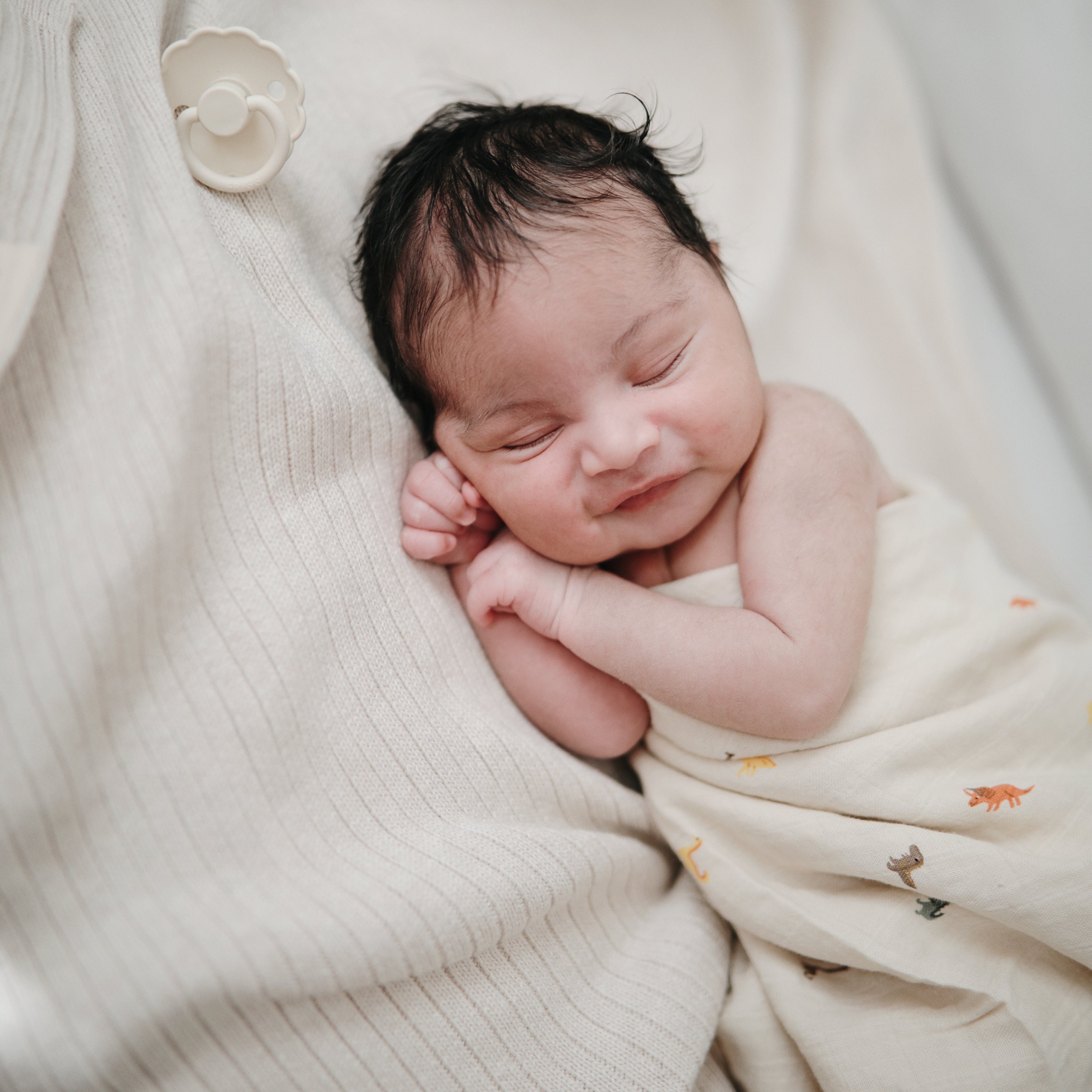 Image of Organic Cotton Muslin Swaddle Blanket