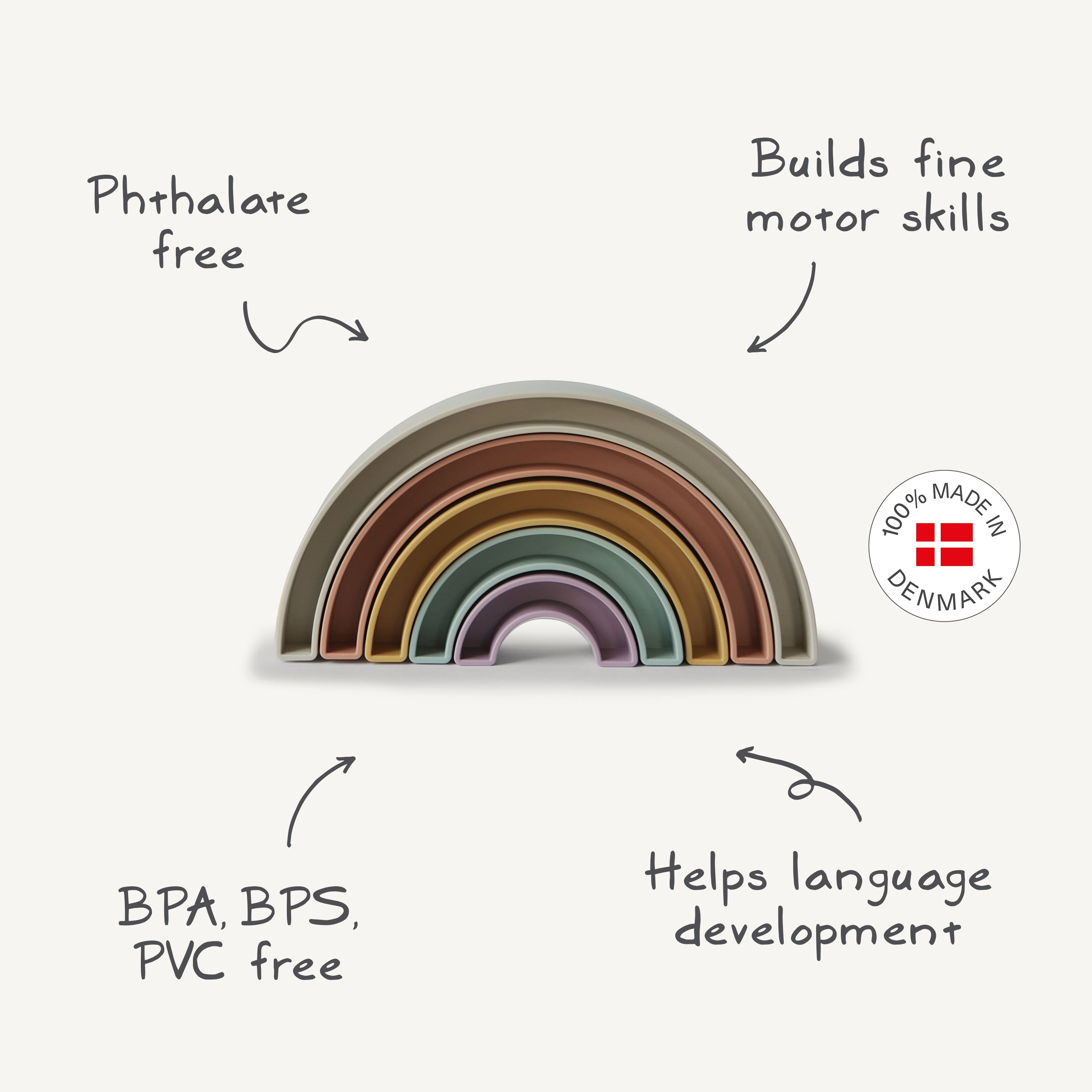 Image of Rainbow Stacker Toy