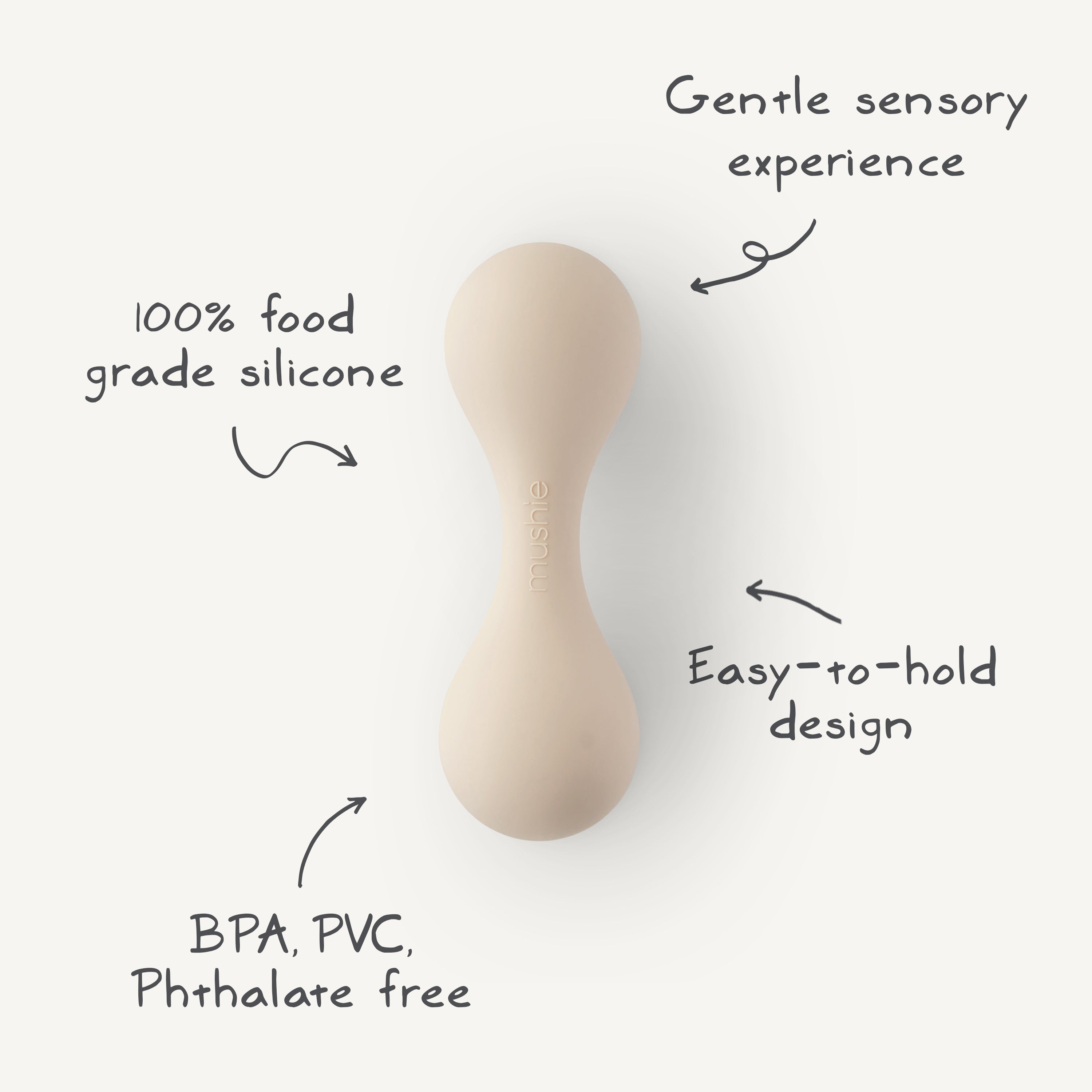 Image of Silicone Baby Rattle Toy