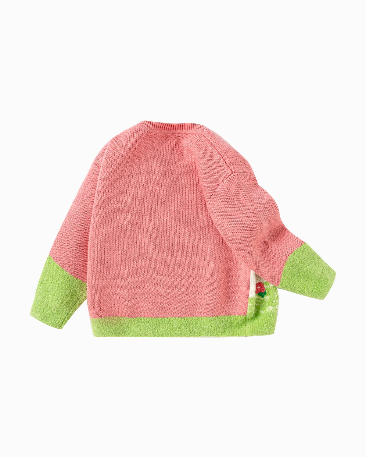 Balabala Toddler Girl Red Hue Cardigan