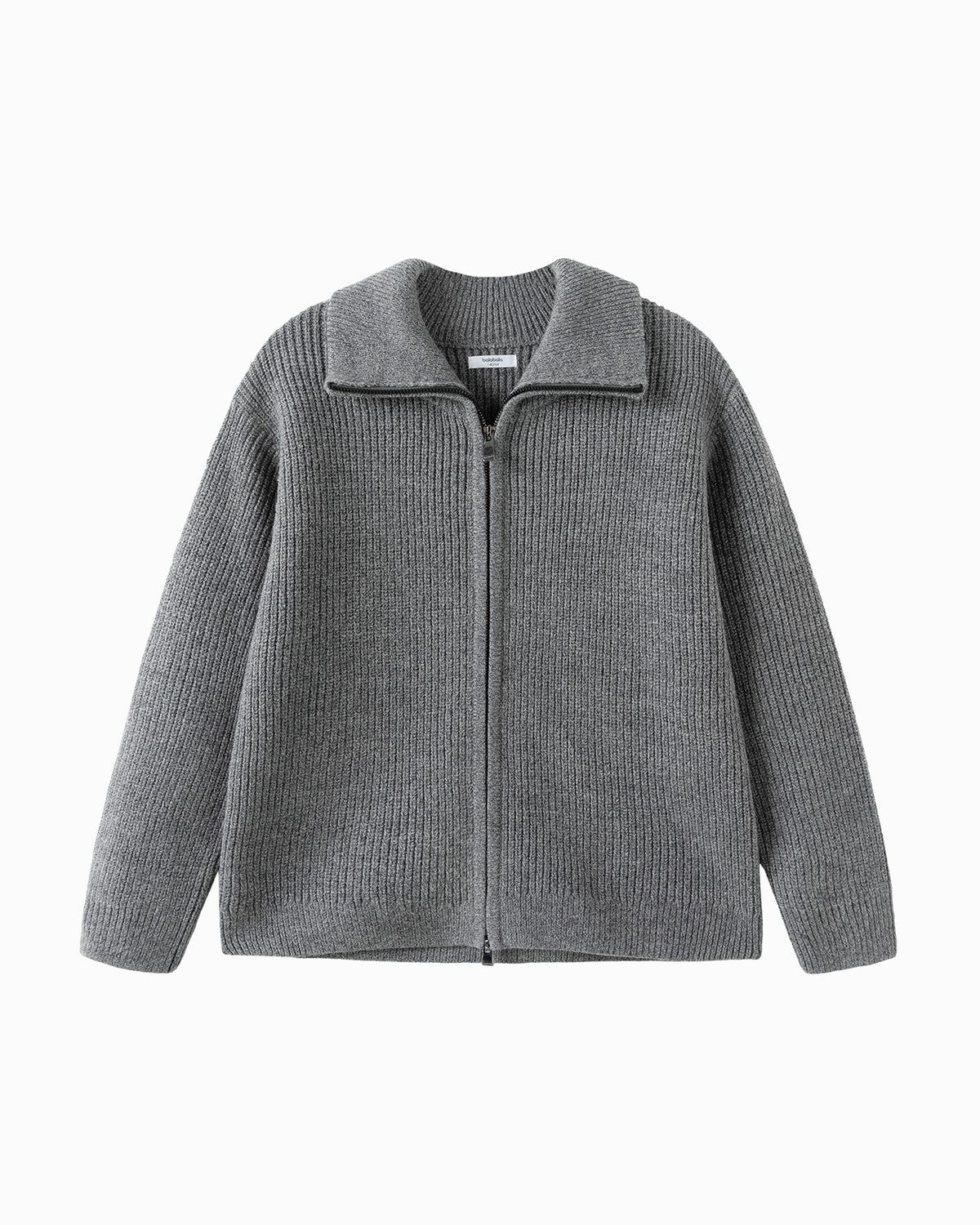 Balabala Kids Unisex Medium Melange Gray Sweater
