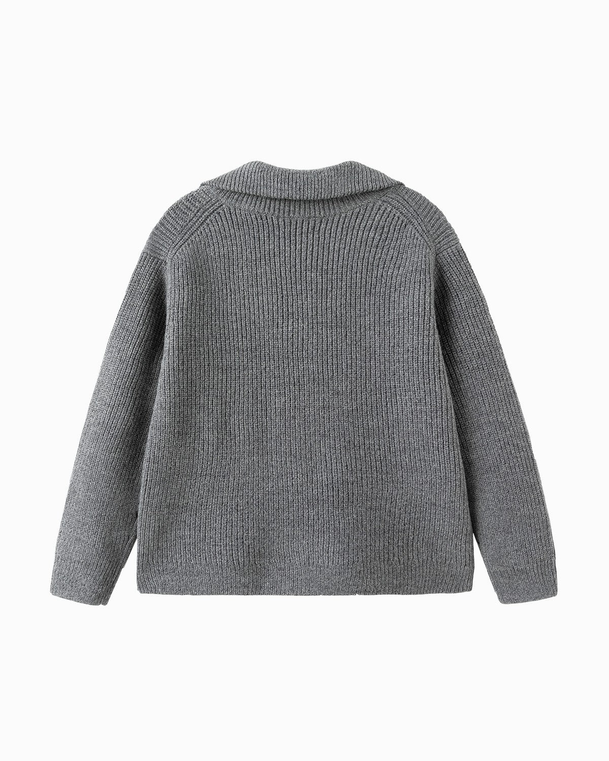 Balabala Kids Unisex Medium Melange Gray Sweater