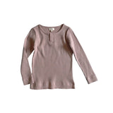 The Ribbed Top - Antique Rose