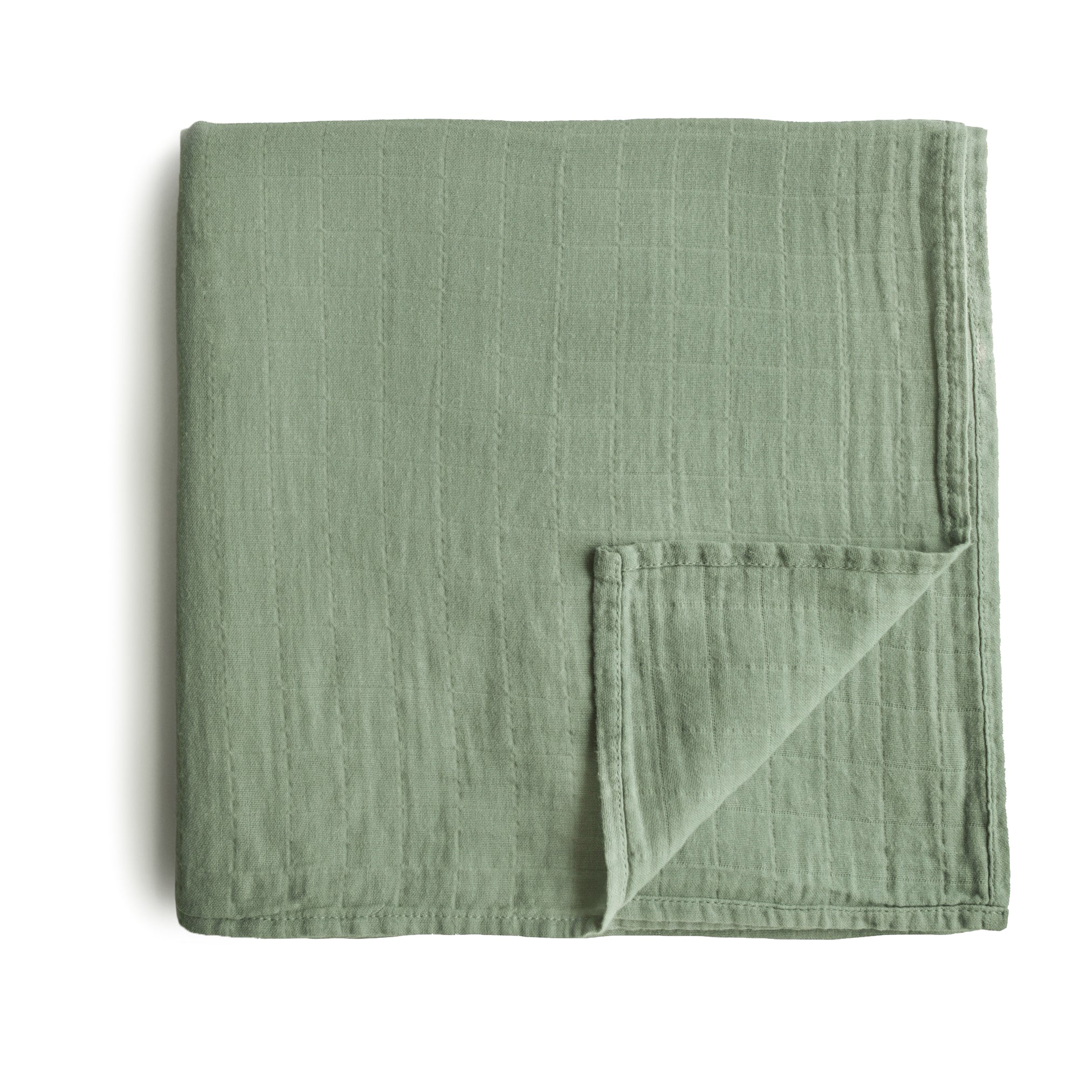 Image of Organic Cotton Muslin Swaddle Blanket
