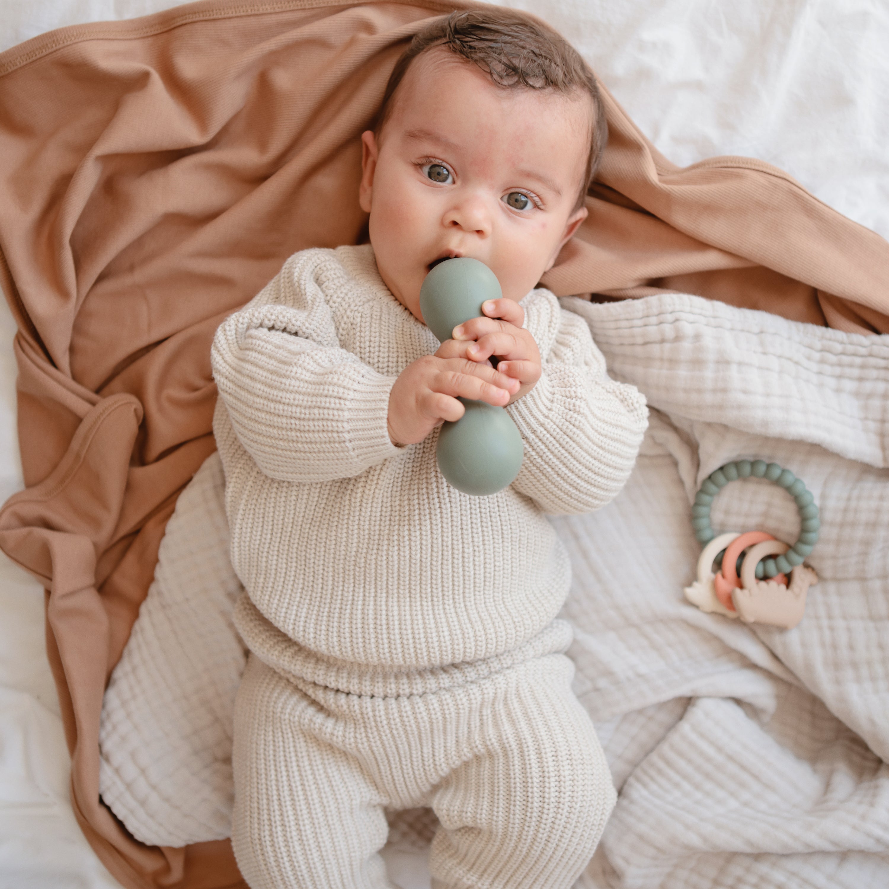 Image of Silicone Baby Rattle Toy