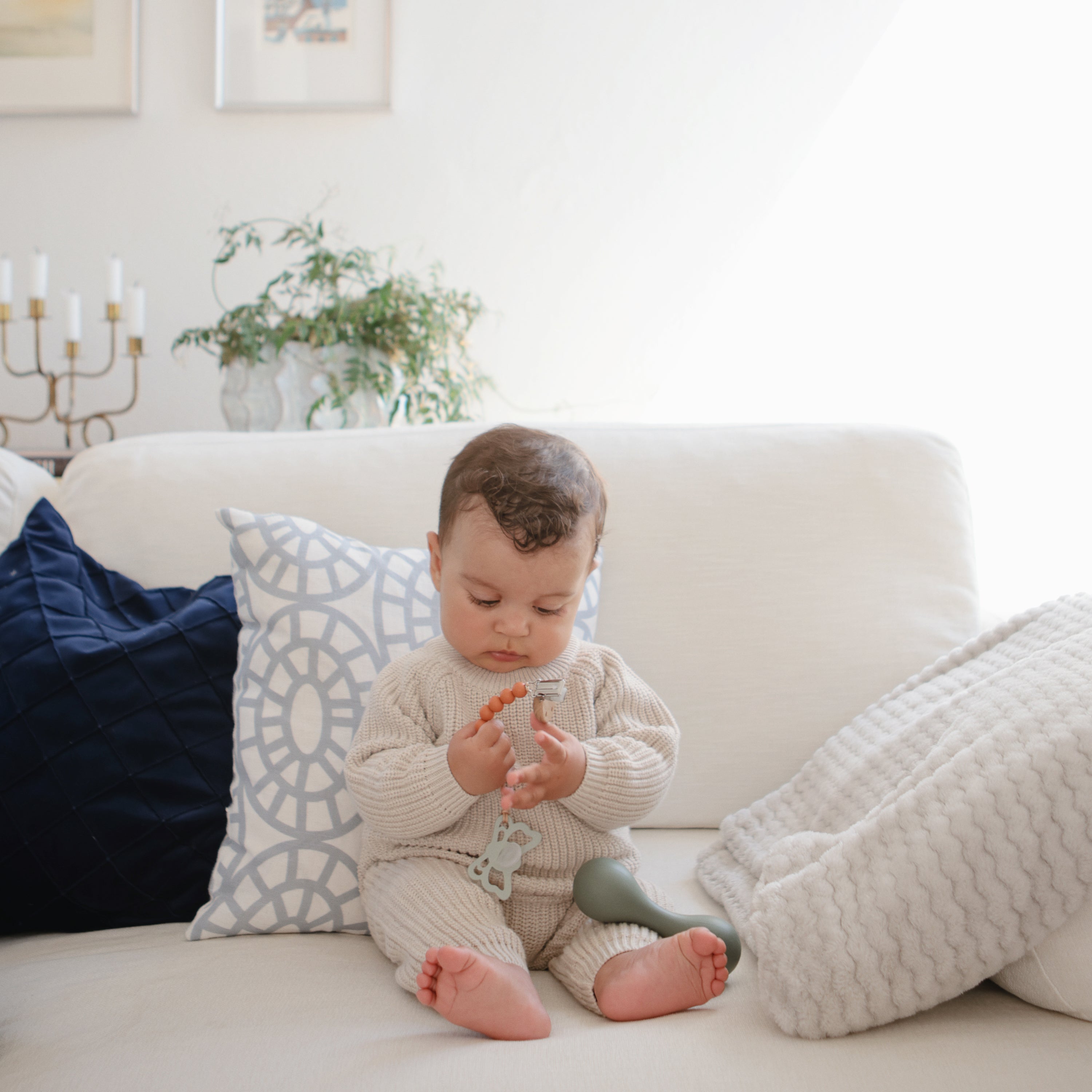 Image of Silicone Pacifier Clip | Eva