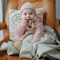 Image of Organic Cotton Muslin Swaddle Blanket