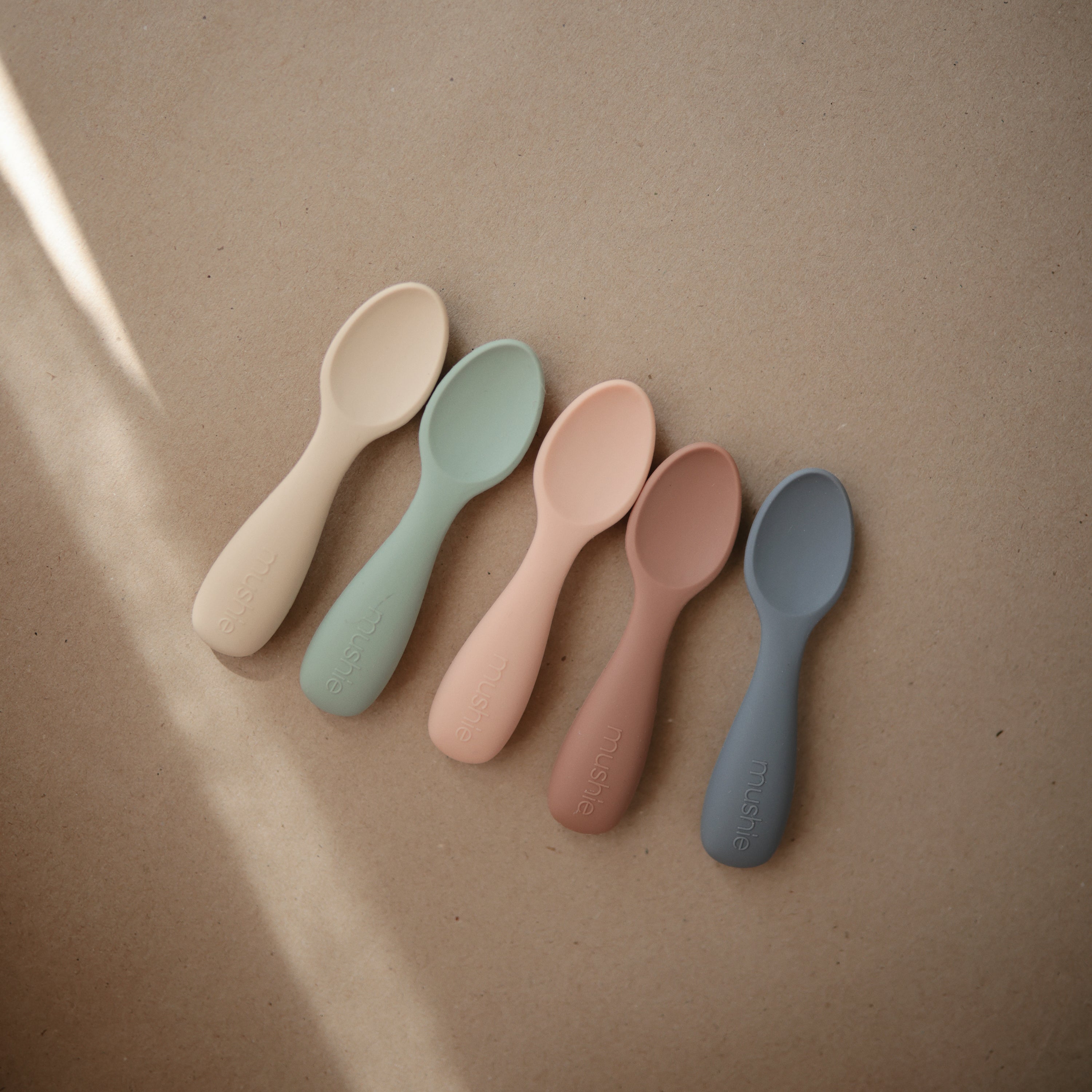 Image of Silicone Toddler Starter Spoons 2-Pack