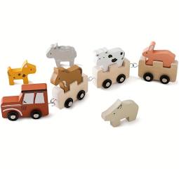 Farm Animal Train Set