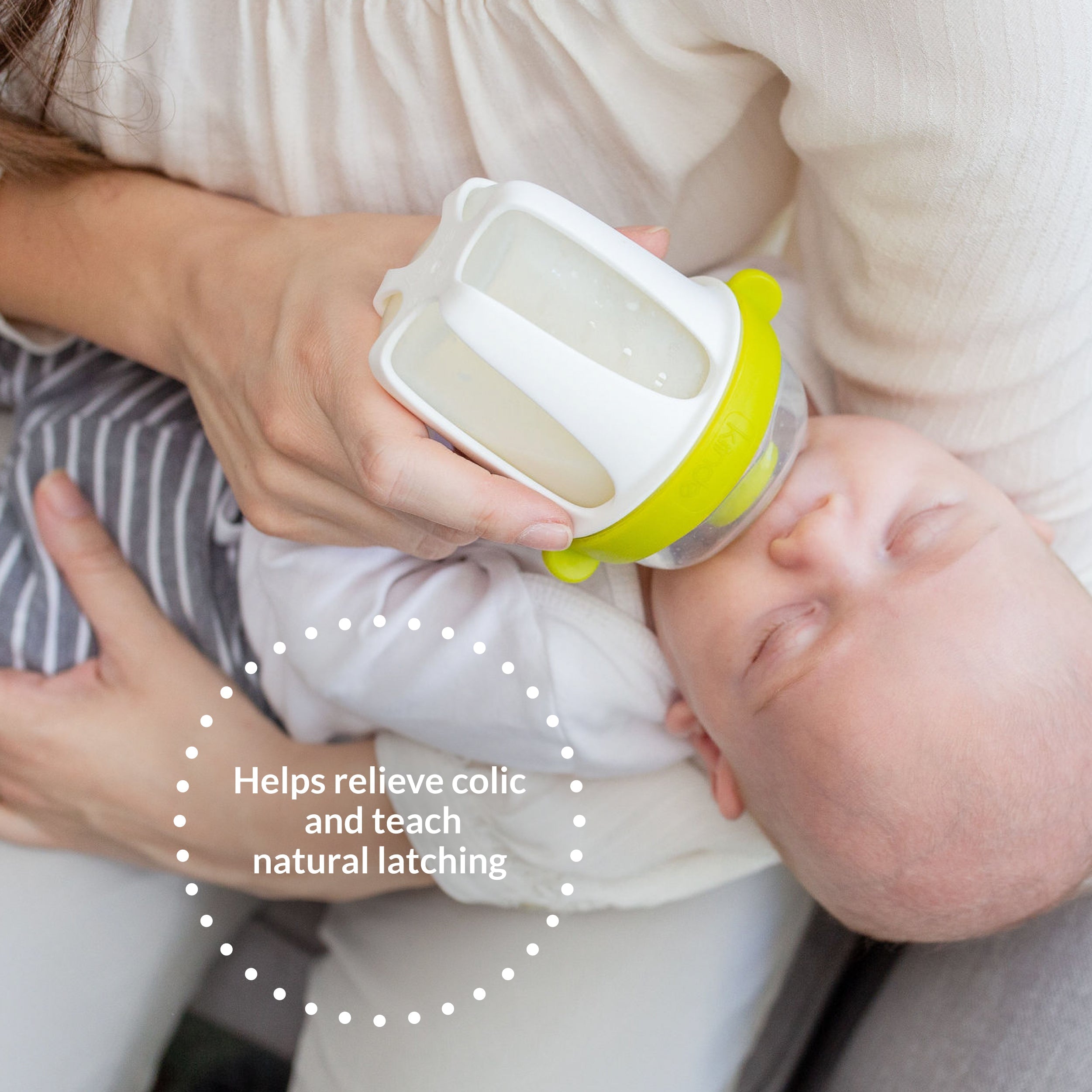Image of Active Latch Silicone Baby Bottle
