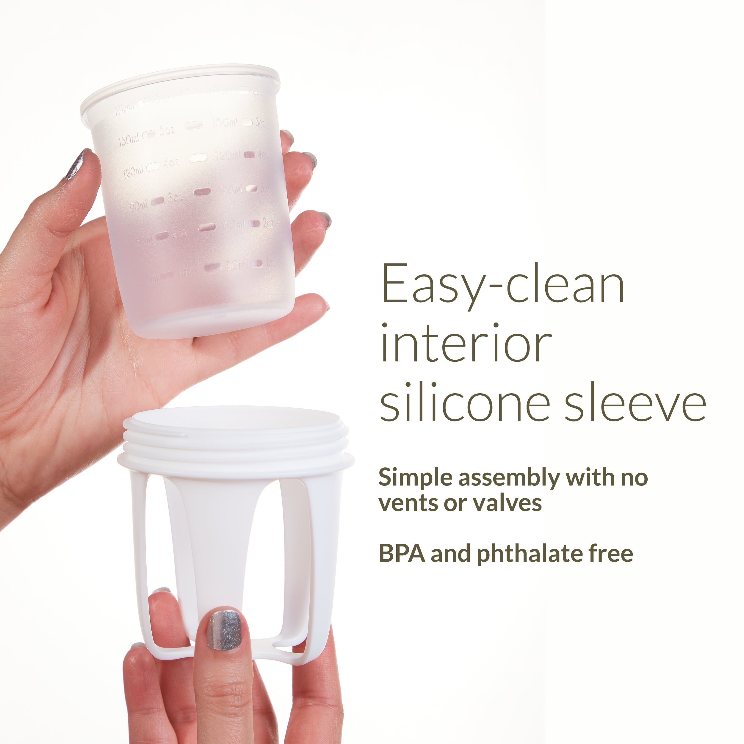 Image of Active Latch Silicone Baby Bottle