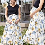 Sweet Mommy: Floral Maternity Skirt