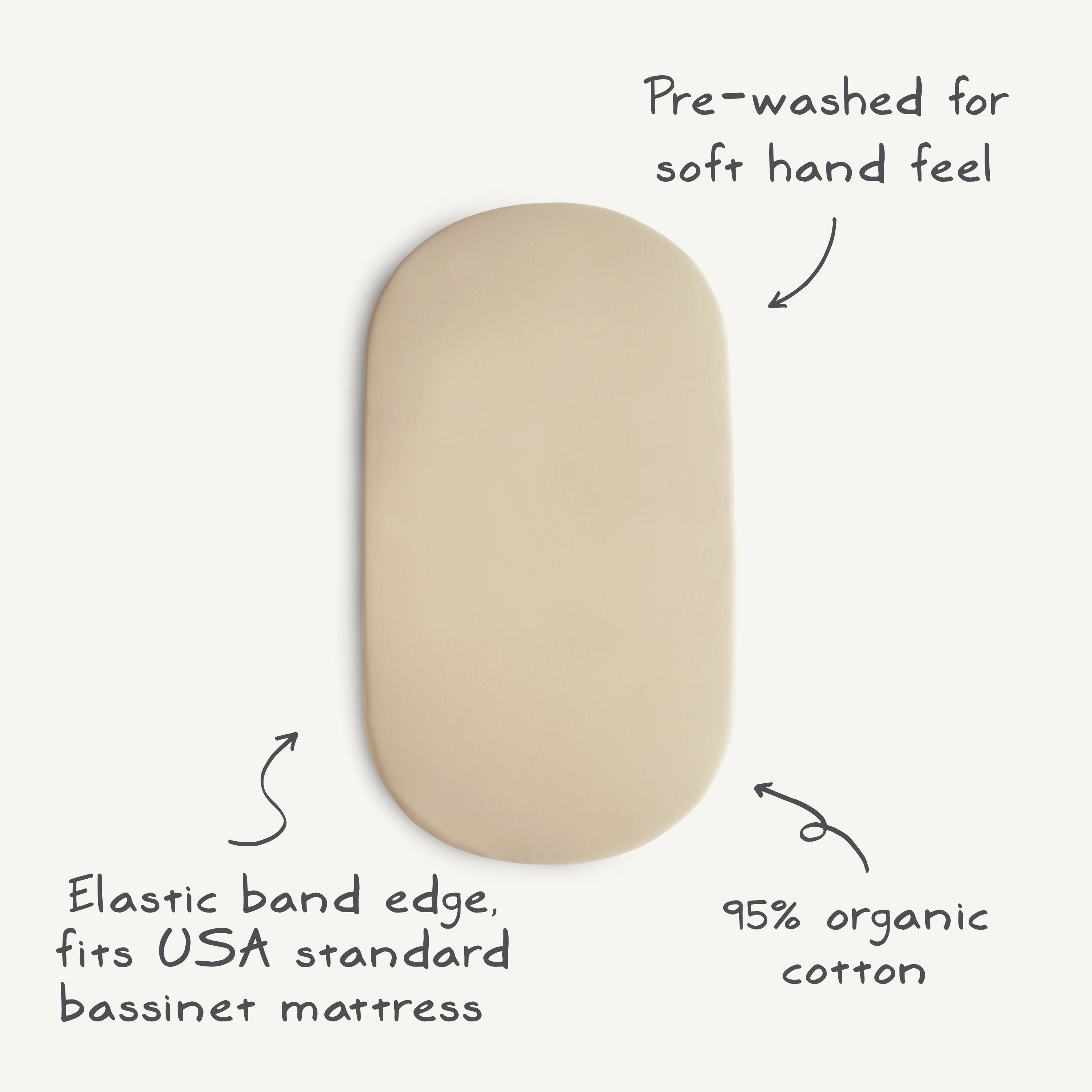 Image of Stretchy Bassinet Sheet