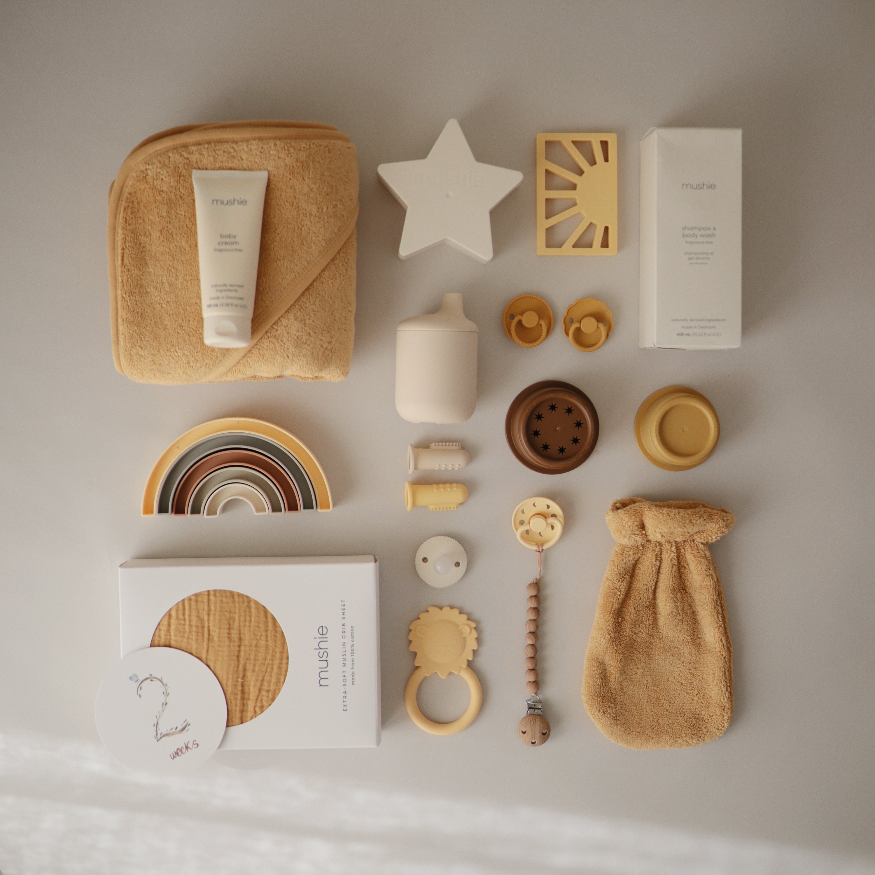 Image of Organic Cotton Bath Mitt 2-Pack