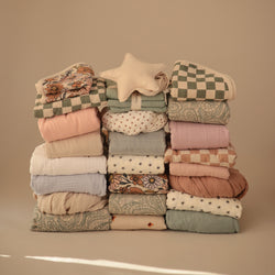 Image of Organic Cotton Muslin Burp Cloth 2-Pack