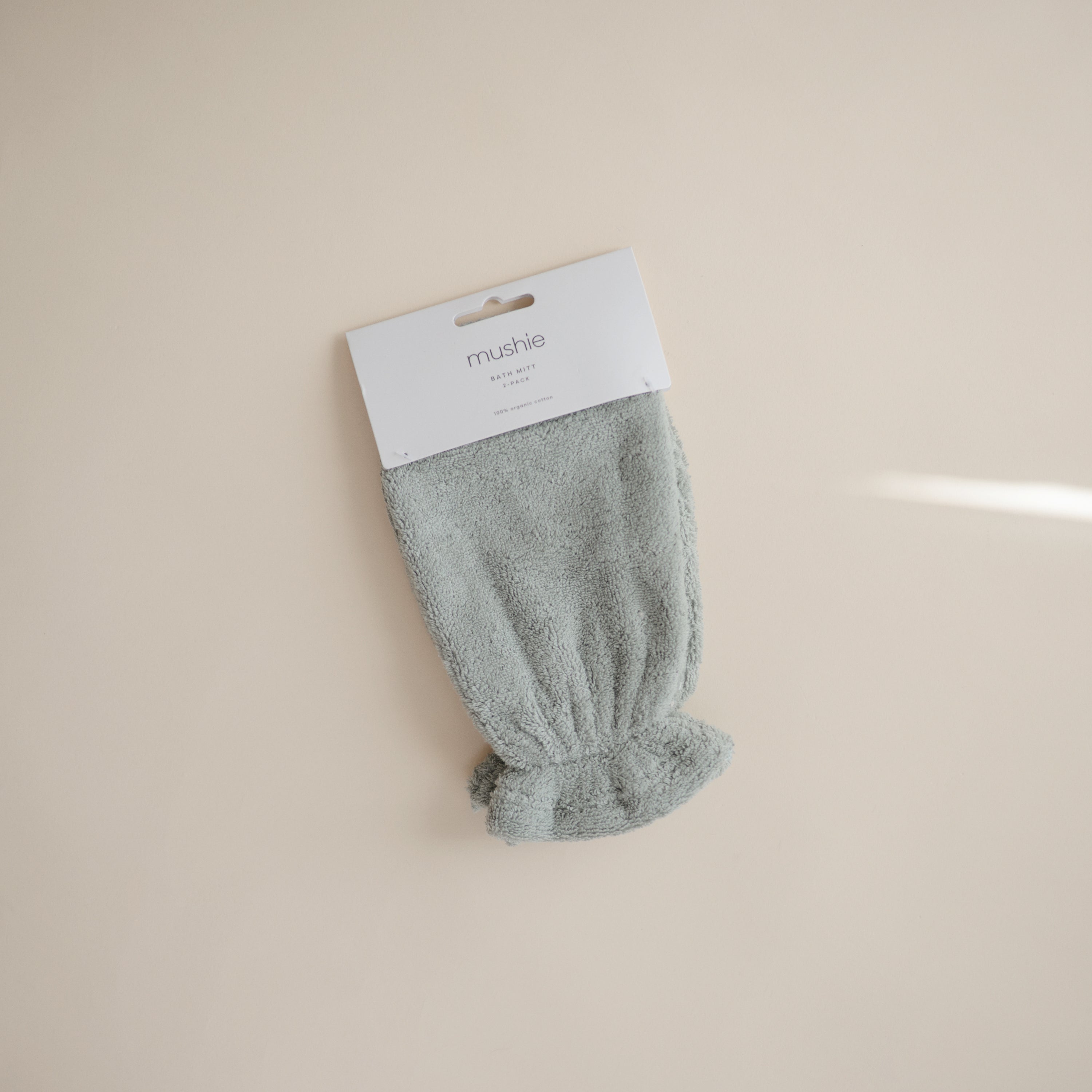 Image of Organic Cotton Bath Mitt 2-Pack