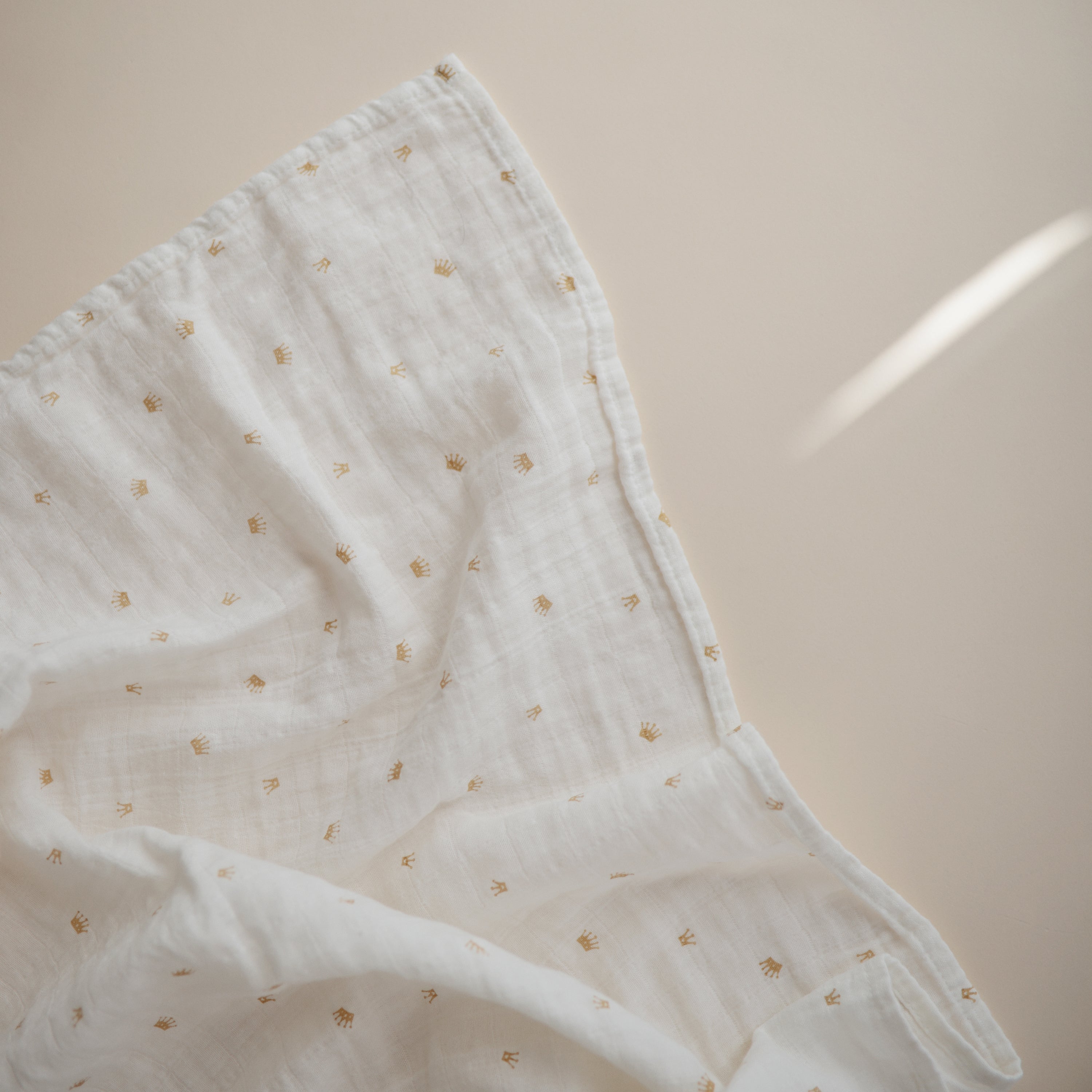 Image of Organic Cotton Muslin Swaddle Blanket