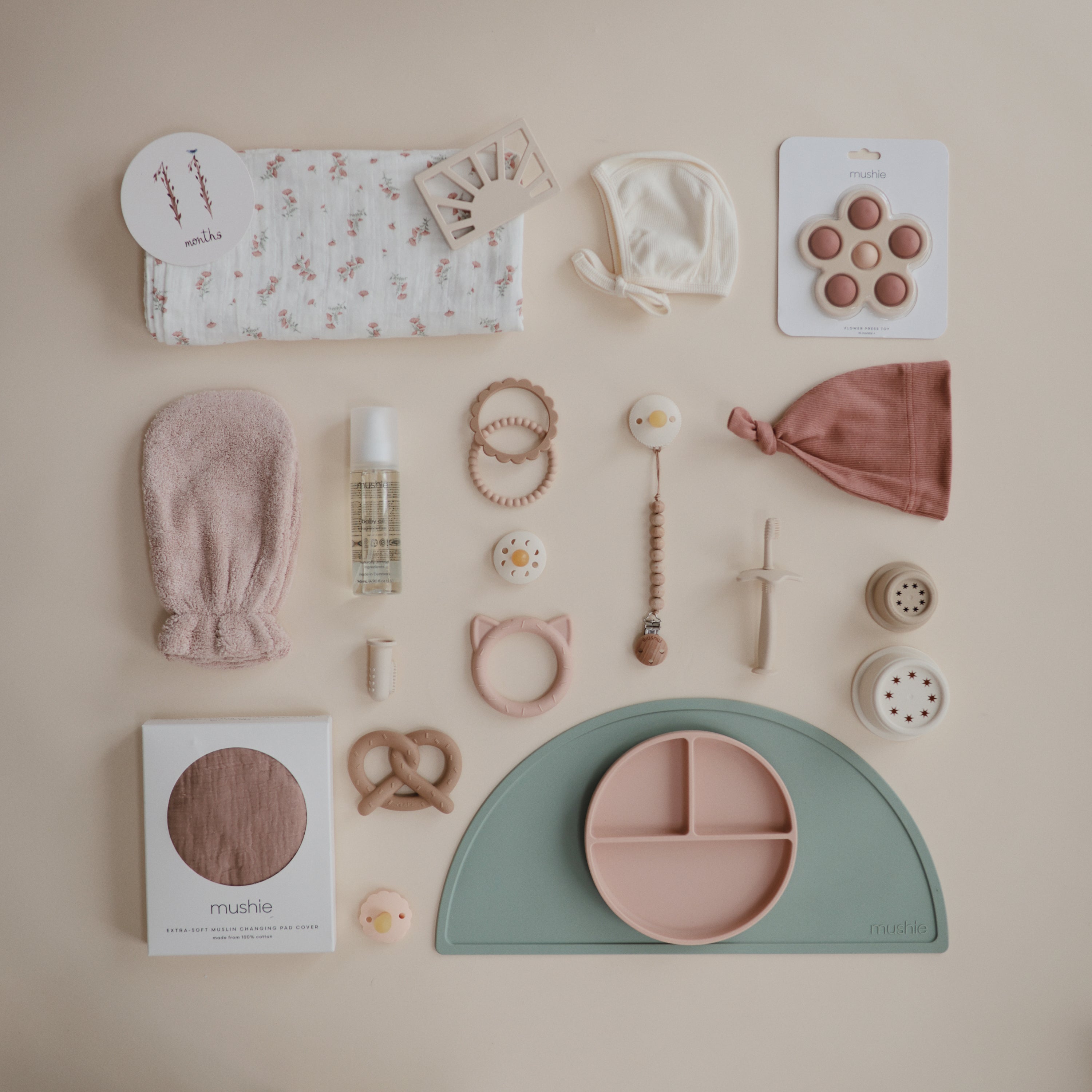 Image of Organic Cotton Bath Mitt 2-Pack