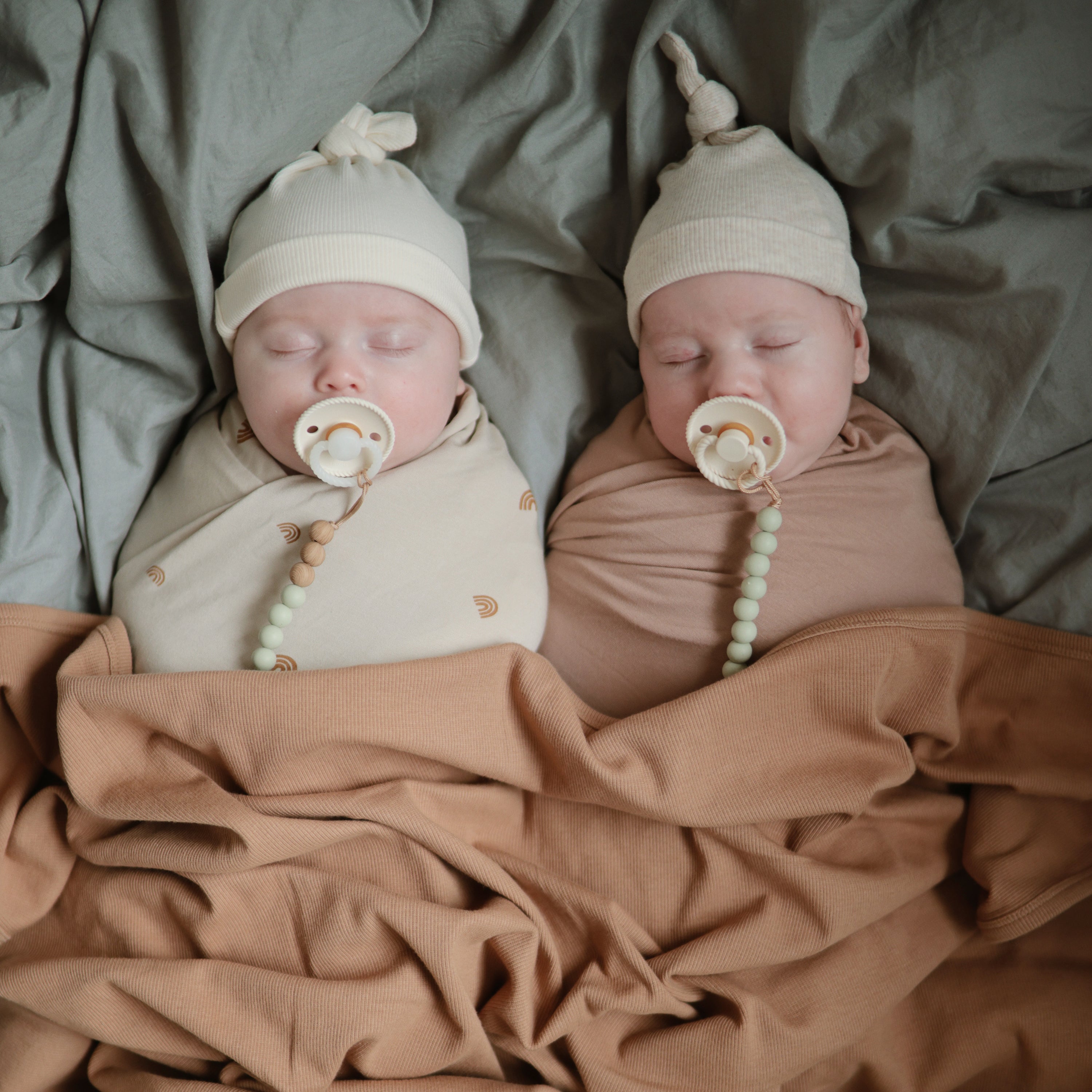 Image of FRIGG Rope Natural Rubber Pacifier 2-Pack