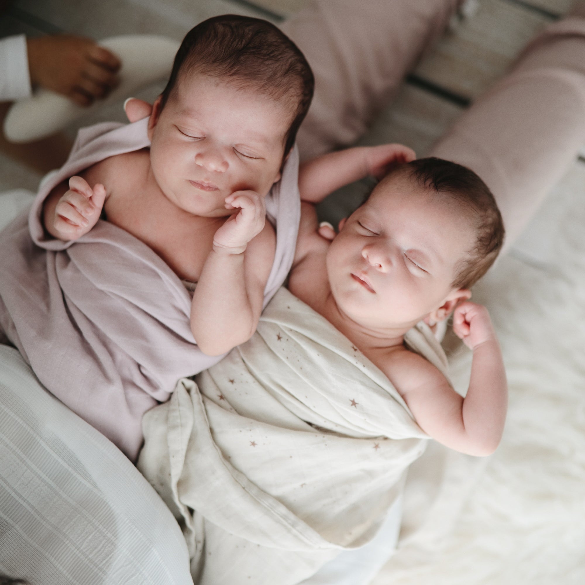 Image of Organic Cotton Muslin Swaddle Blanket