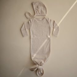 Image of Ribbed Baby Bonnet