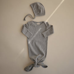 Image of Ribbed Baby Bonnet