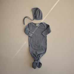 Image of Ribbed Baby Bonnet