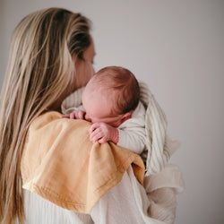 Image of Organic Cotton Muslin Burp Cloth 2-Pack