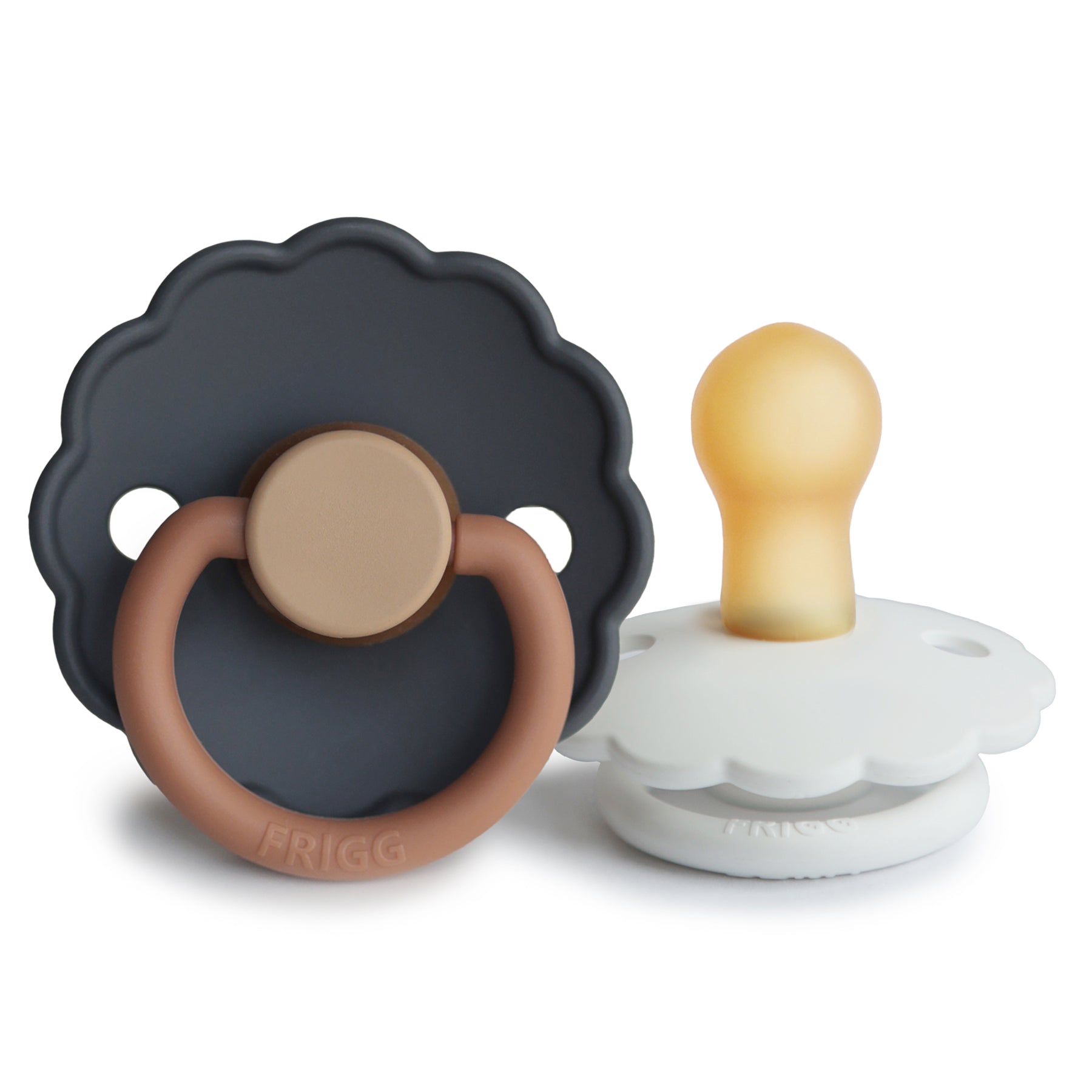 Image of FRIGG Daisy Natural Rubber Pacifier 2-Pack