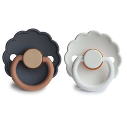 Image of FRIGG Daisy Natural Rubber Pacifier 2-Pack