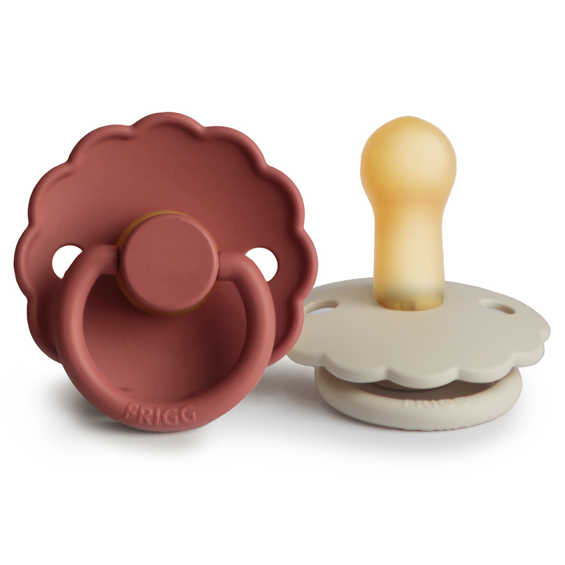 Image of FRIGG Daisy Natural Rubber Pacifier 2-Pack