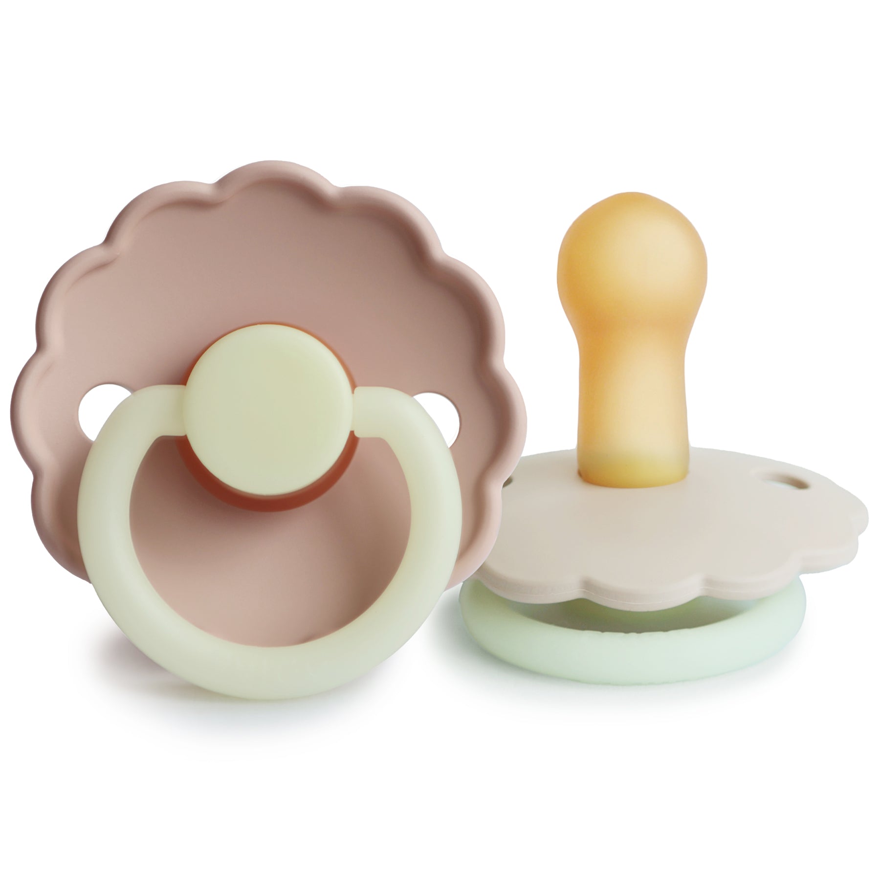 Image of FRIGG Daisy Night Natural Rubber Pacifier 2-Pack