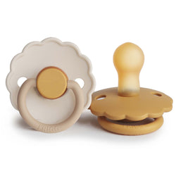 Image of FRIGG Daisy Natural Rubber Pacifier 2-Pack
