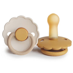 Image of FRIGG Daisy Natural Rubber Pacifier 2-Pack