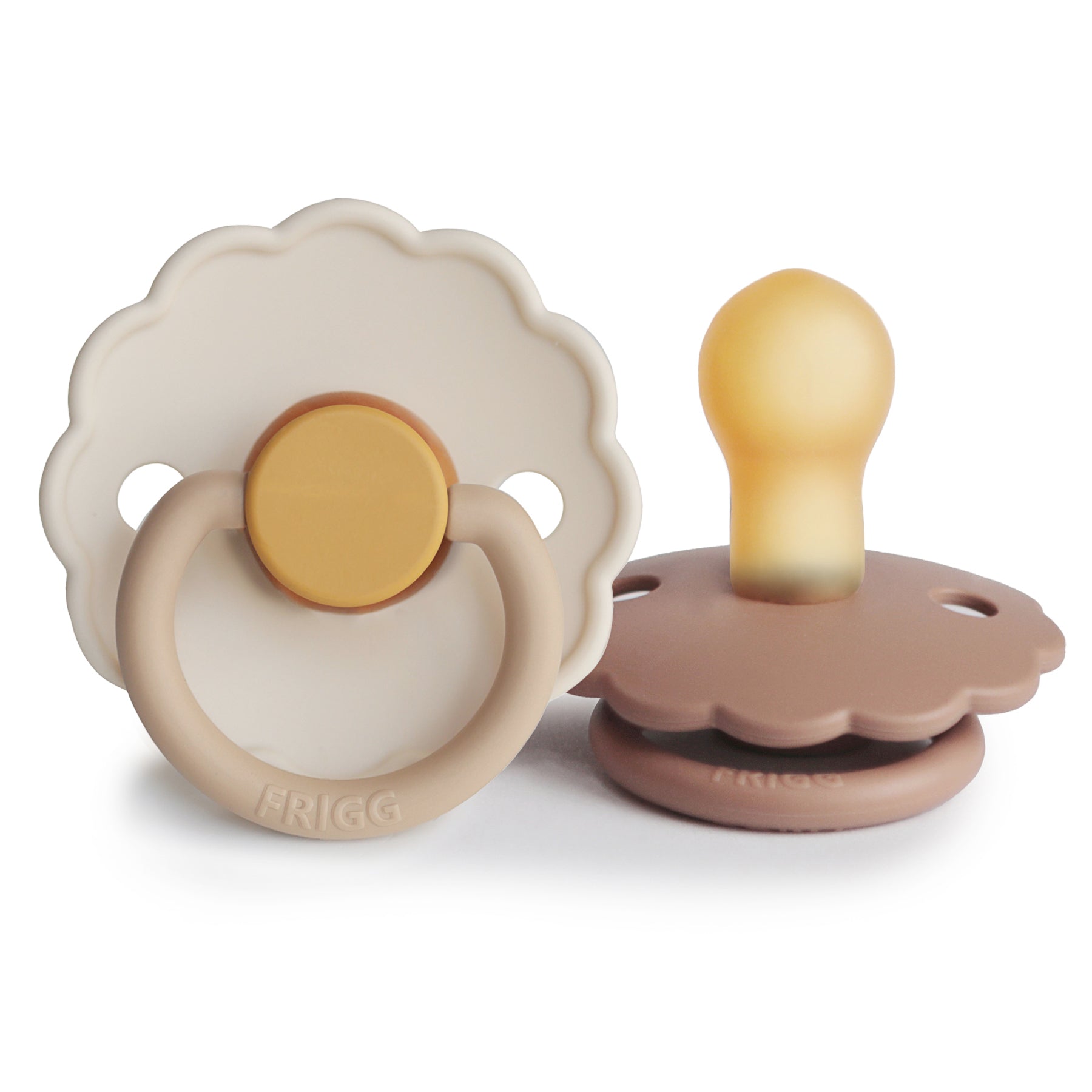 Image of FRIGG Daisy Natural Rubber Pacifier 2-Pack