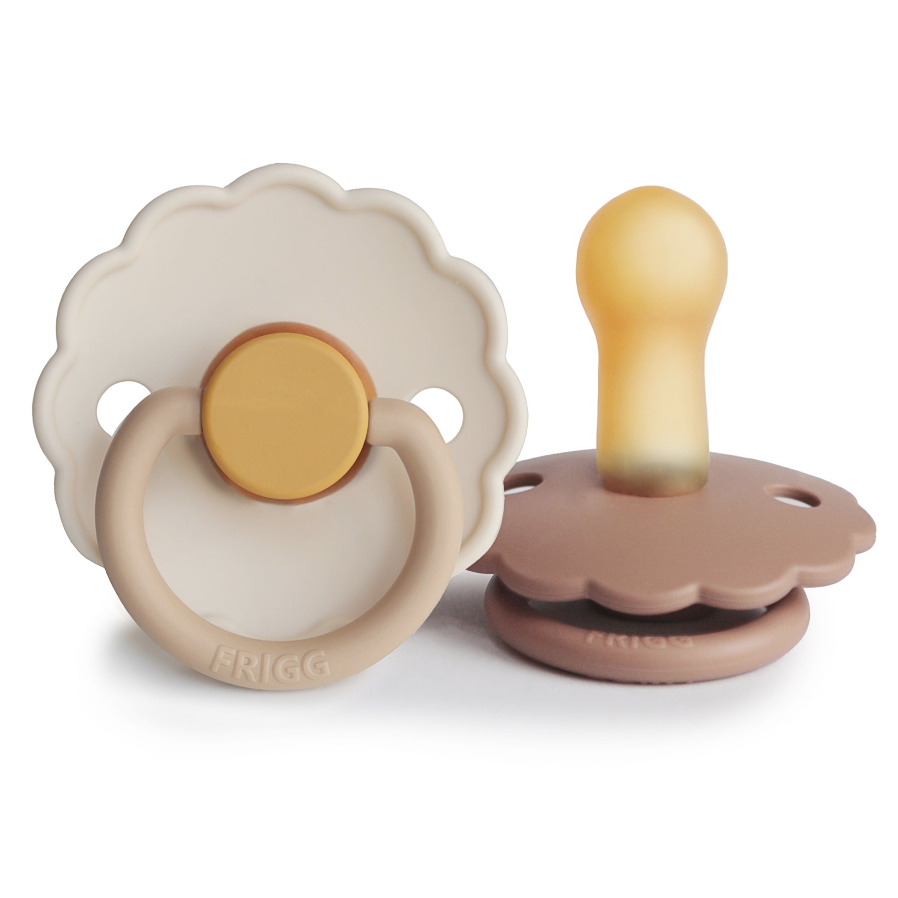 Image of FRIGG Daisy Natural Rubber Pacifier 2-Pack