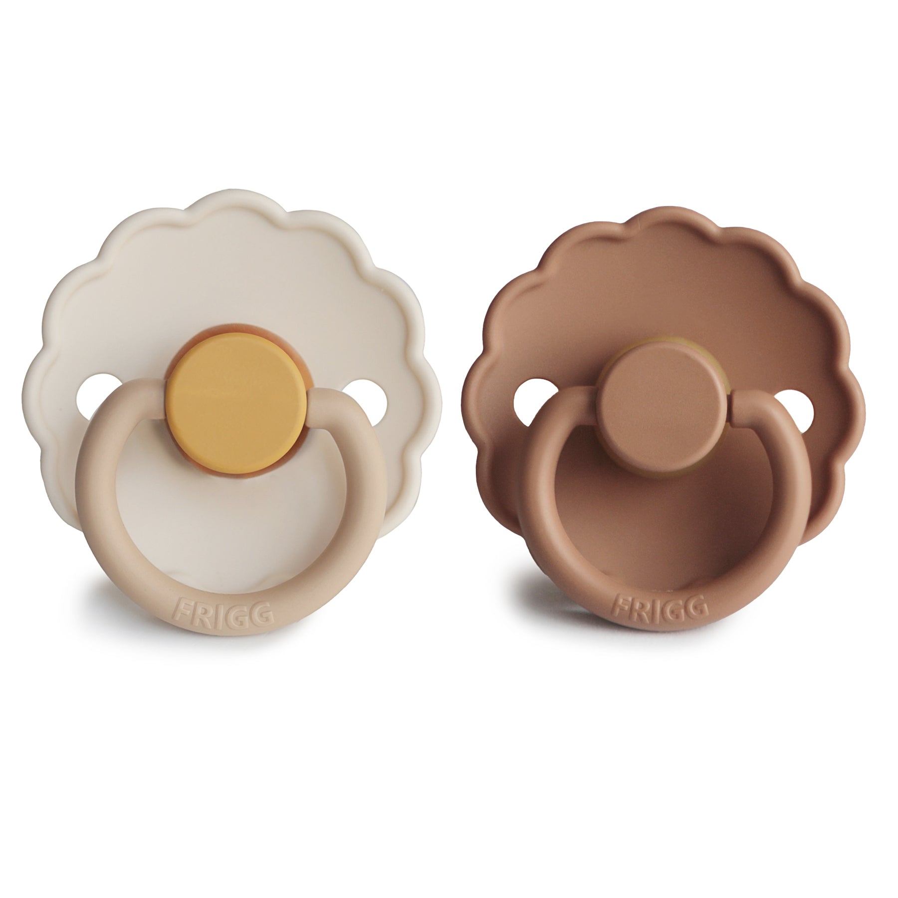 Image of FRIGG Daisy Natural Rubber Pacifier 2-Pack