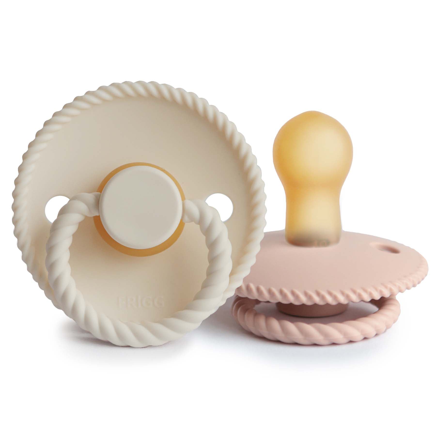 Image of FRIGG Rope Natural Rubber Pacifier 2-Pack