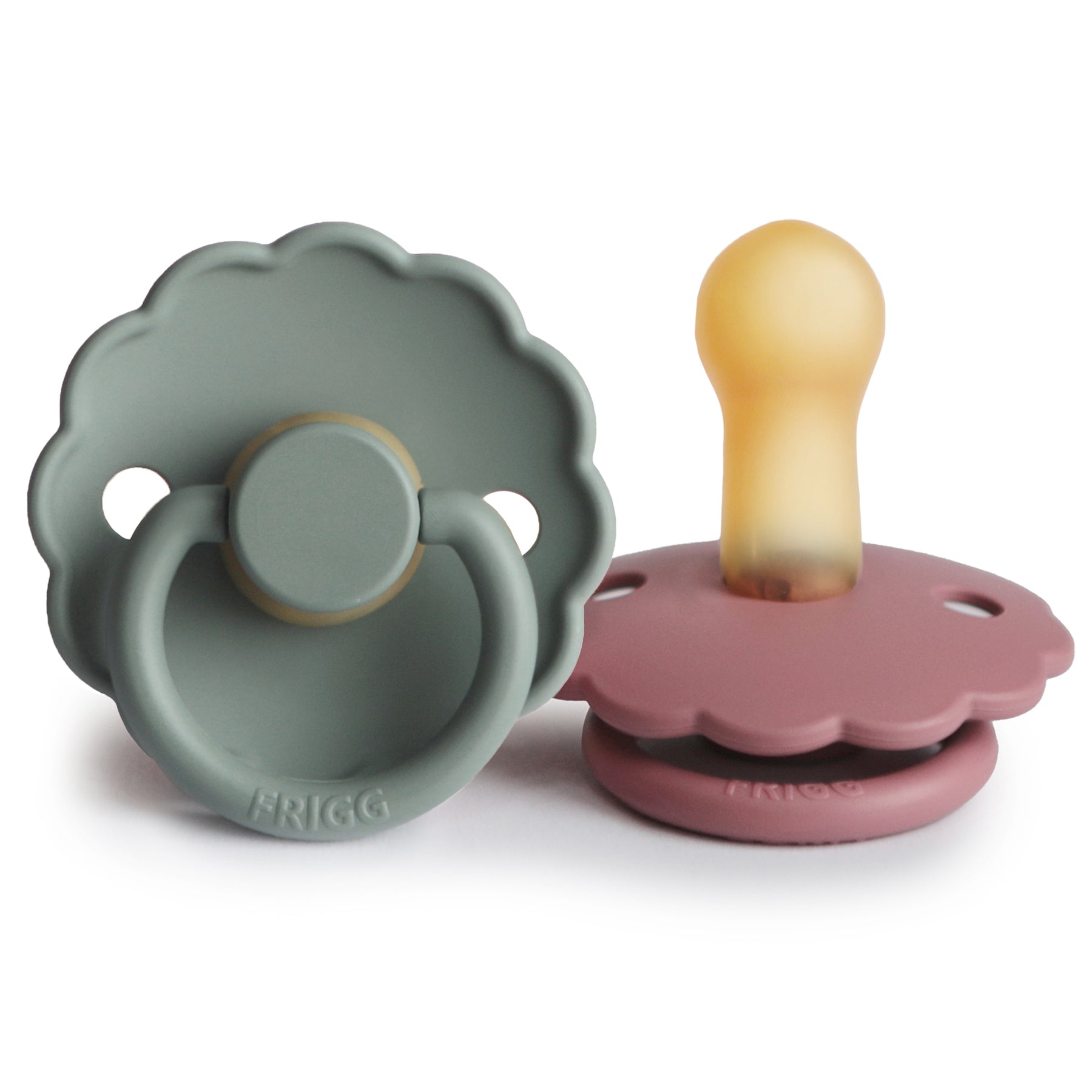 Image of FRIGG Daisy Natural Rubber Pacifier 2-Pack