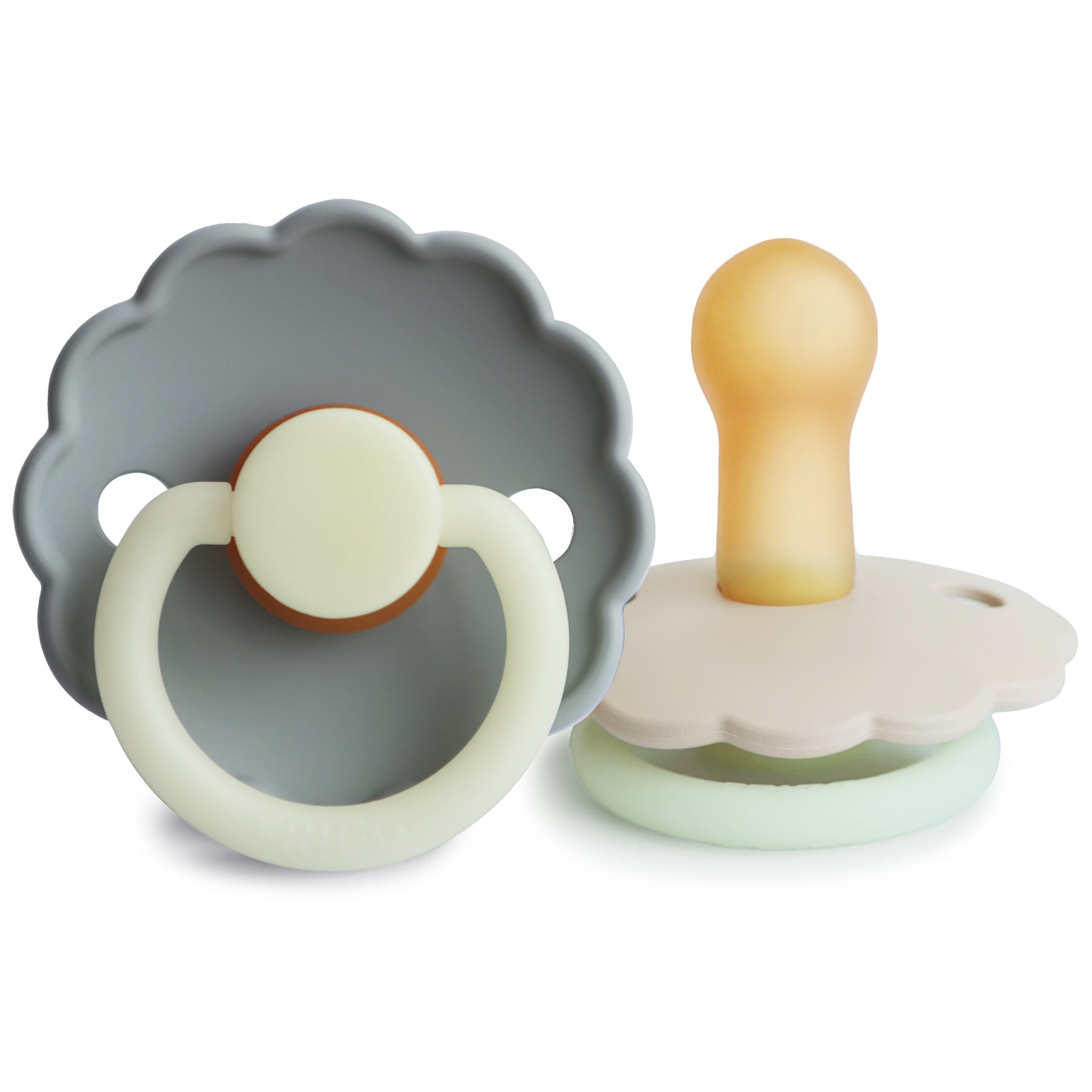 Image of FRIGG Daisy Night Natural Rubber Pacifier 2-Pack