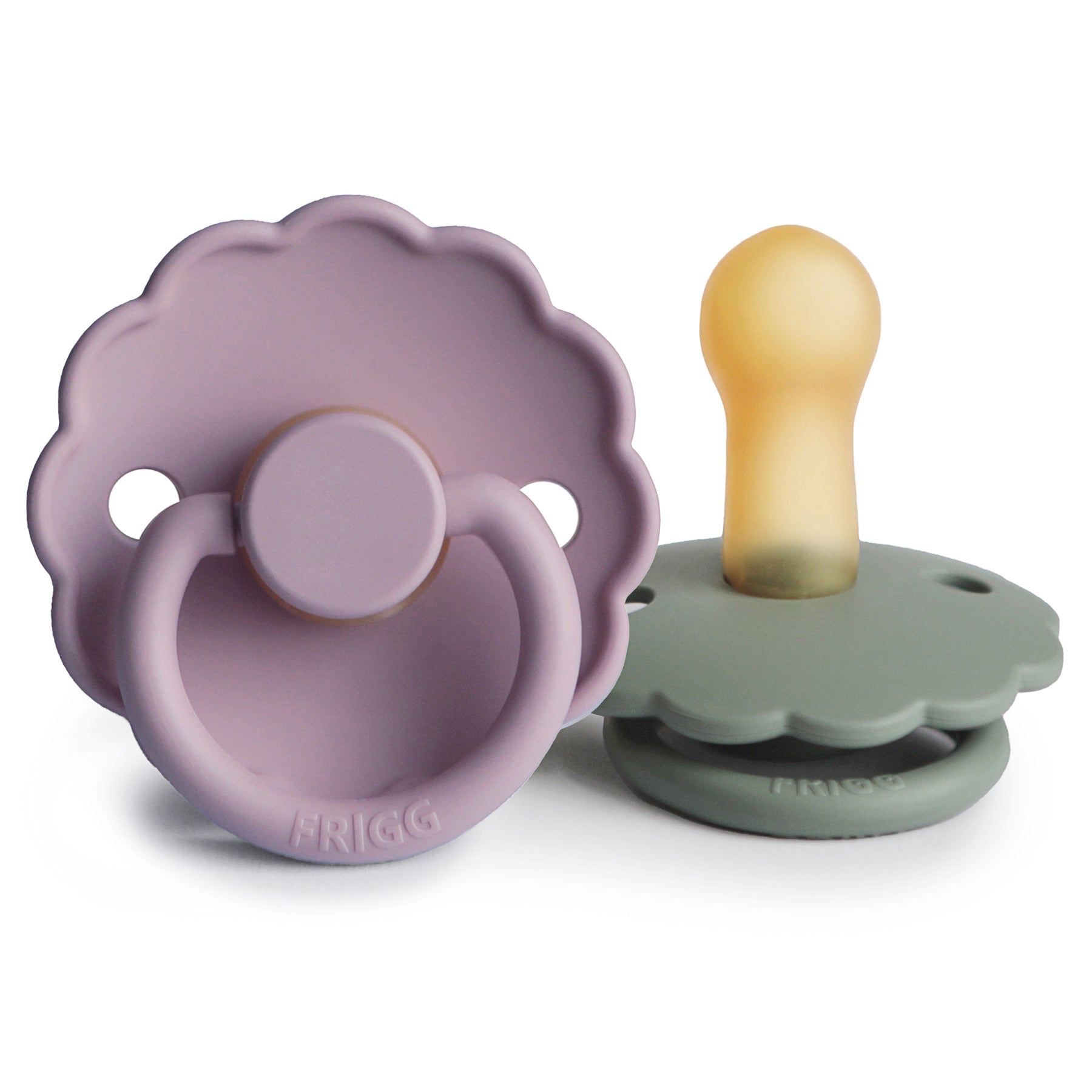 Image of FRIGG Daisy Natural Rubber Pacifier 2-Pack