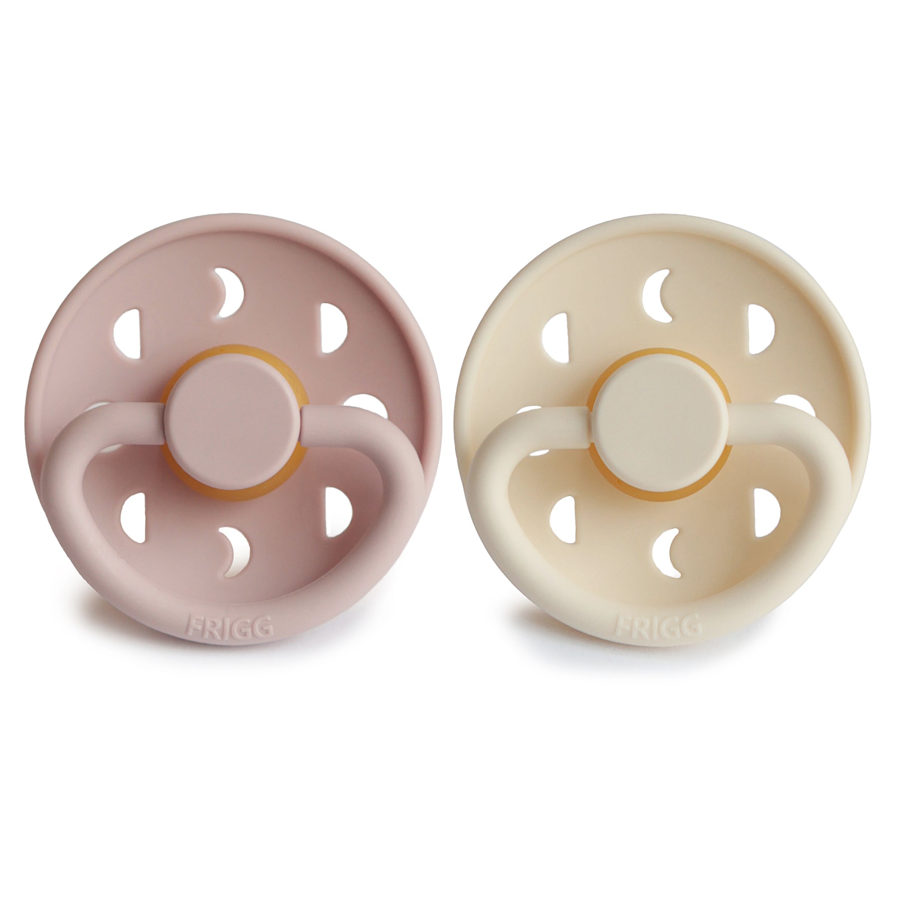 Image of FRIGG Moon Natural Rubber Pacifier 2-Pack