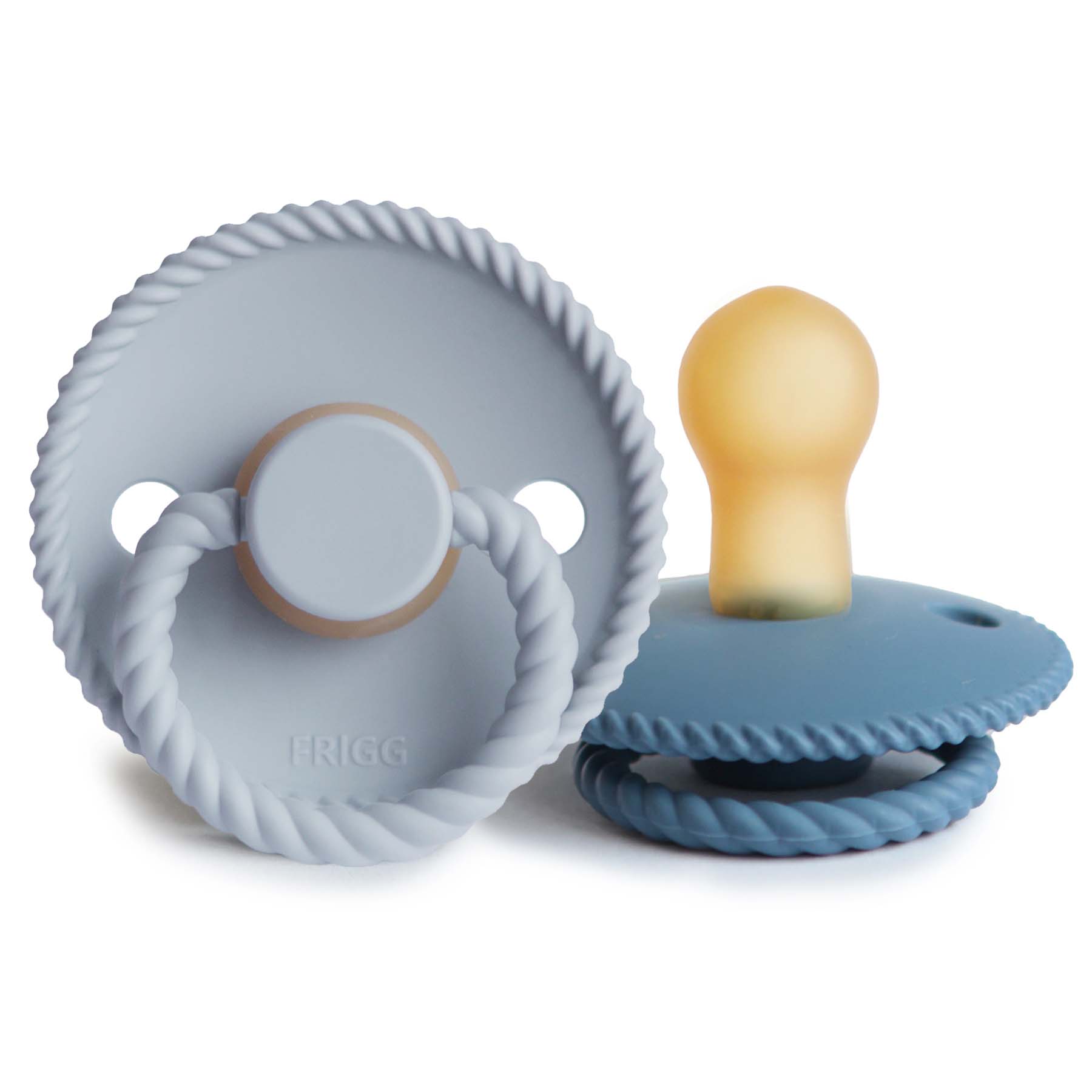 Image of FRIGG Rope Natural Rubber Pacifier 2-Pack