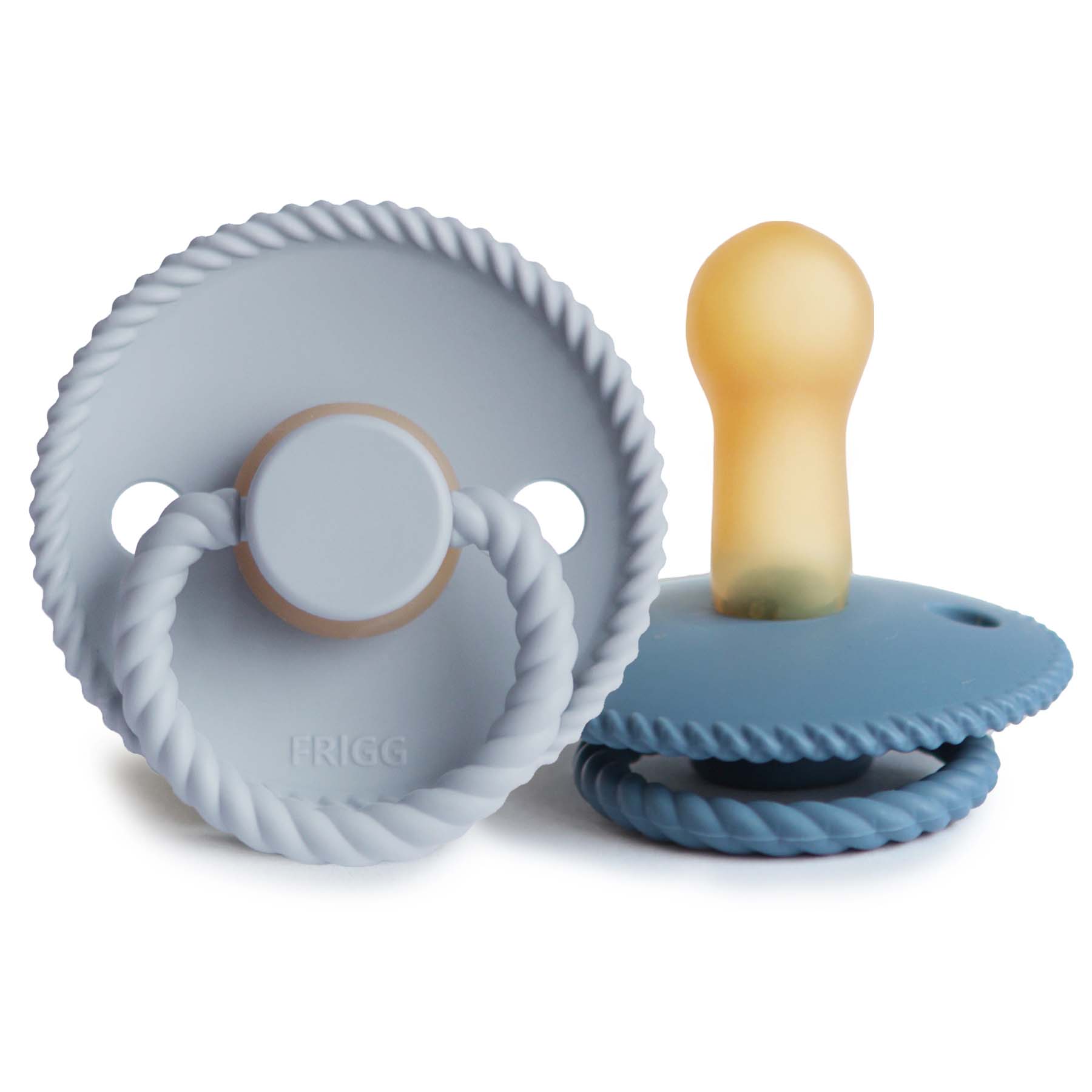 Image of FRIGG Rope Natural Rubber Pacifier 2-Pack