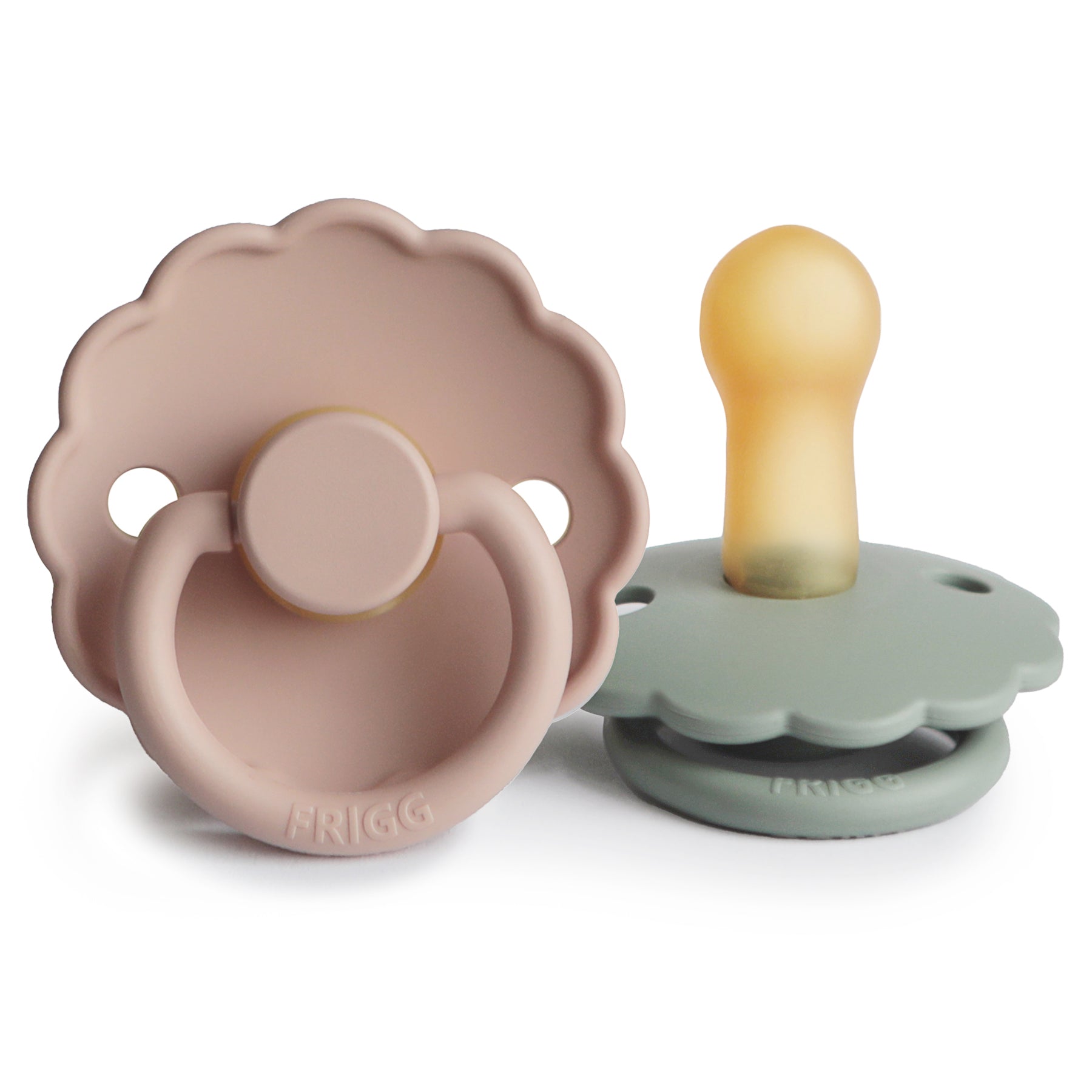 Image of FRIGG Daisy Natural Rubber Pacifier 2-Pack