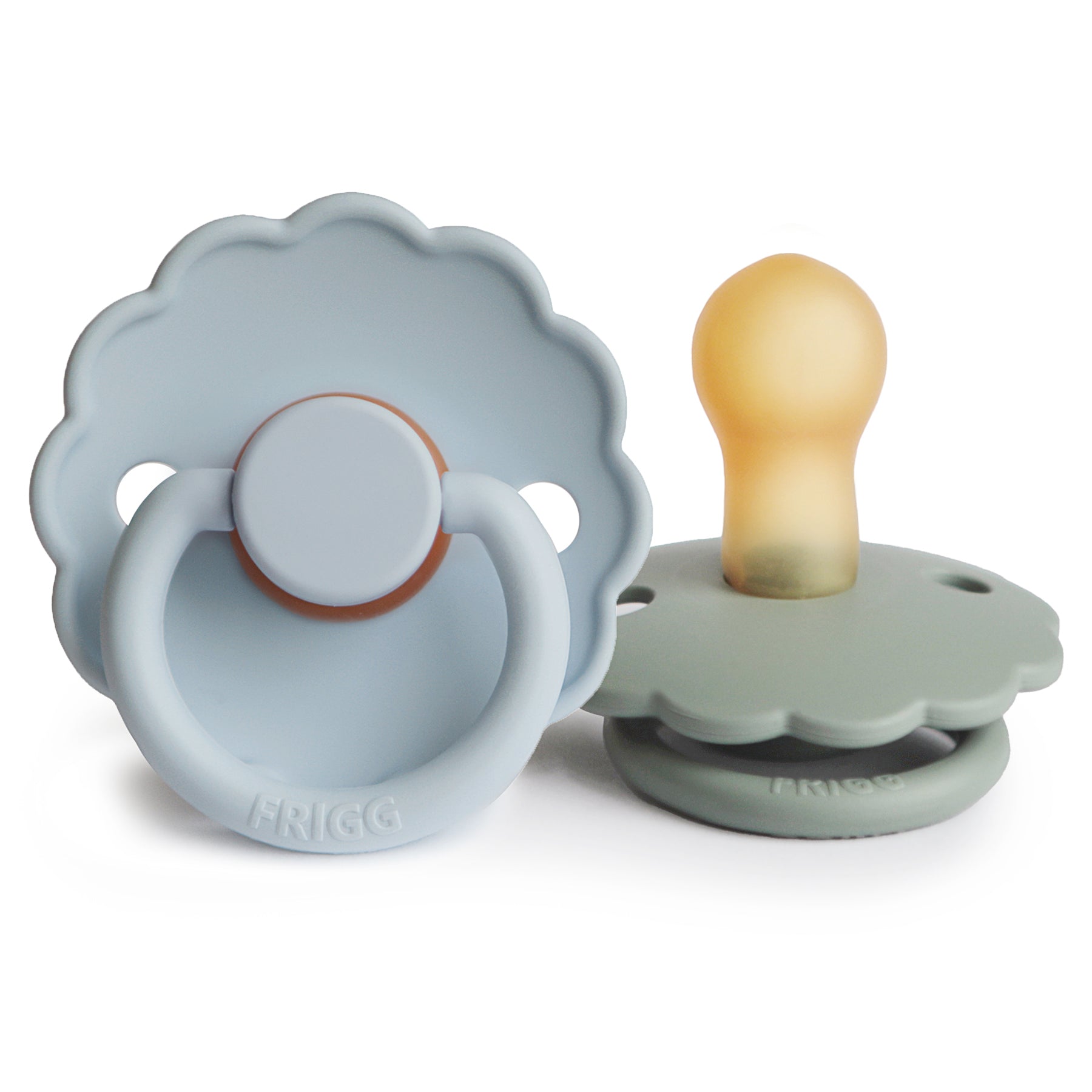 Image of FRIGG Daisy Natural Rubber Pacifier 2-Pack