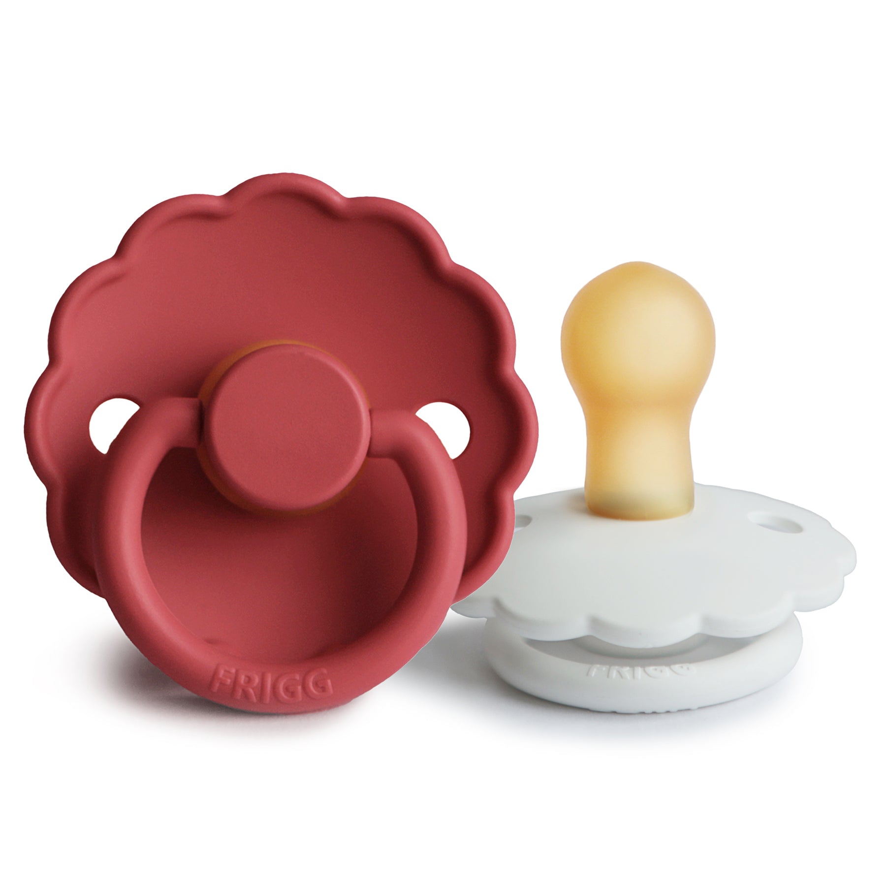 Image of FRIGG Daisy Natural Rubber Pacifier 2-Pack