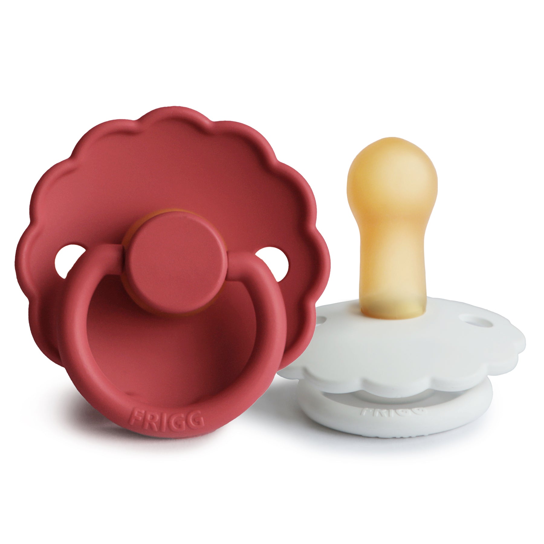 Image of FRIGG Daisy Natural Rubber Pacifier 2-Pack